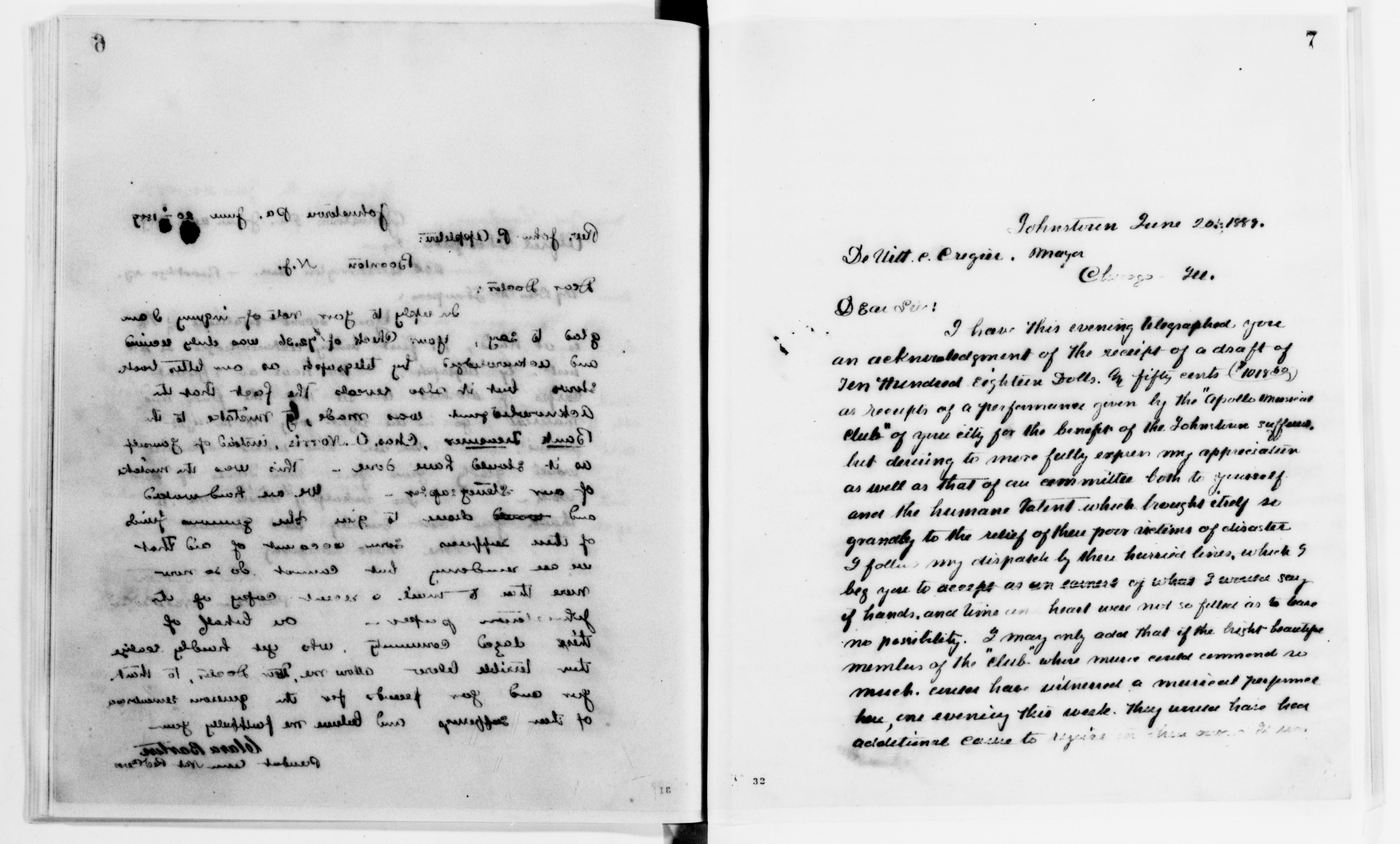 Scanned image of the current content page