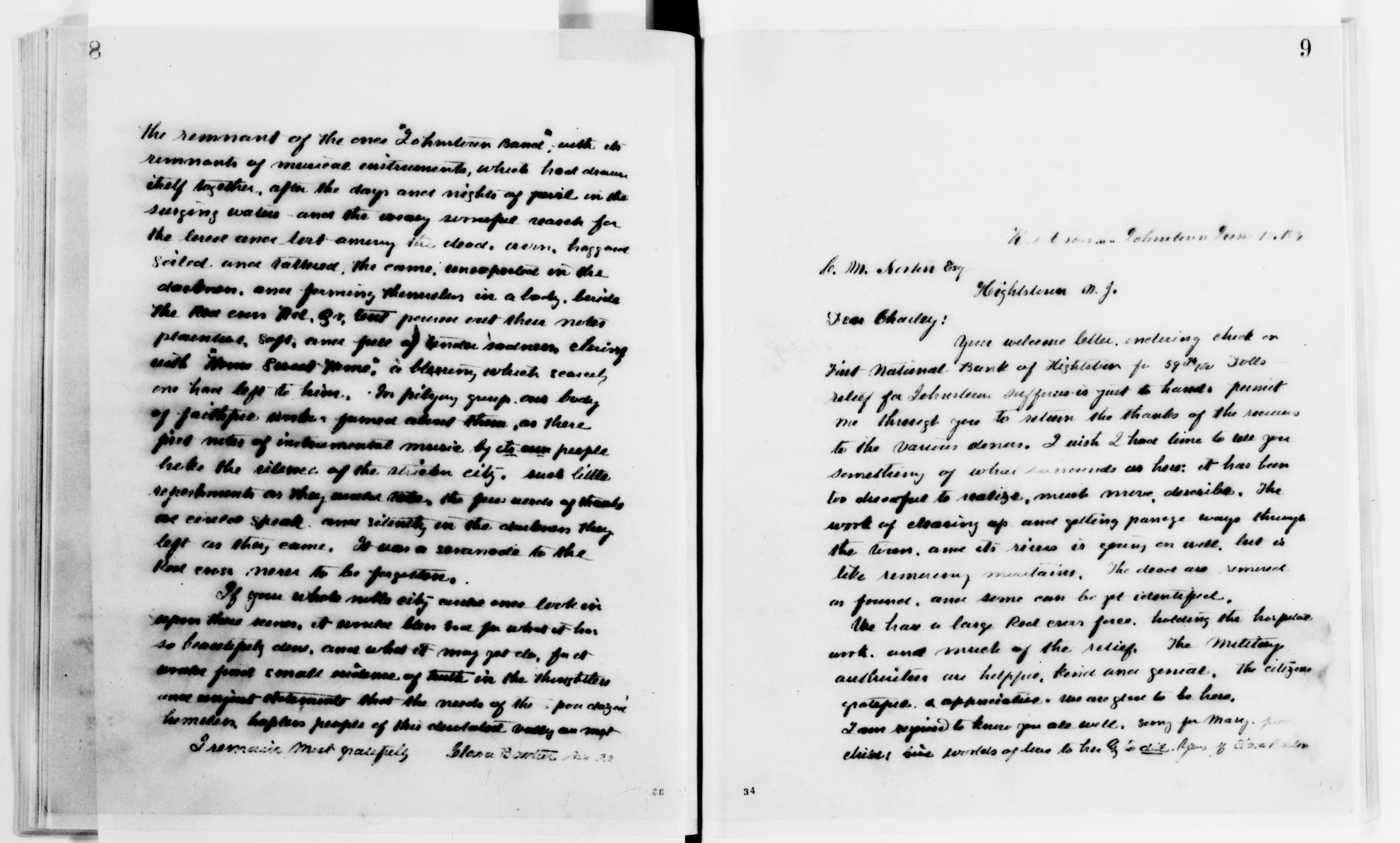 Scanned image of the current content page