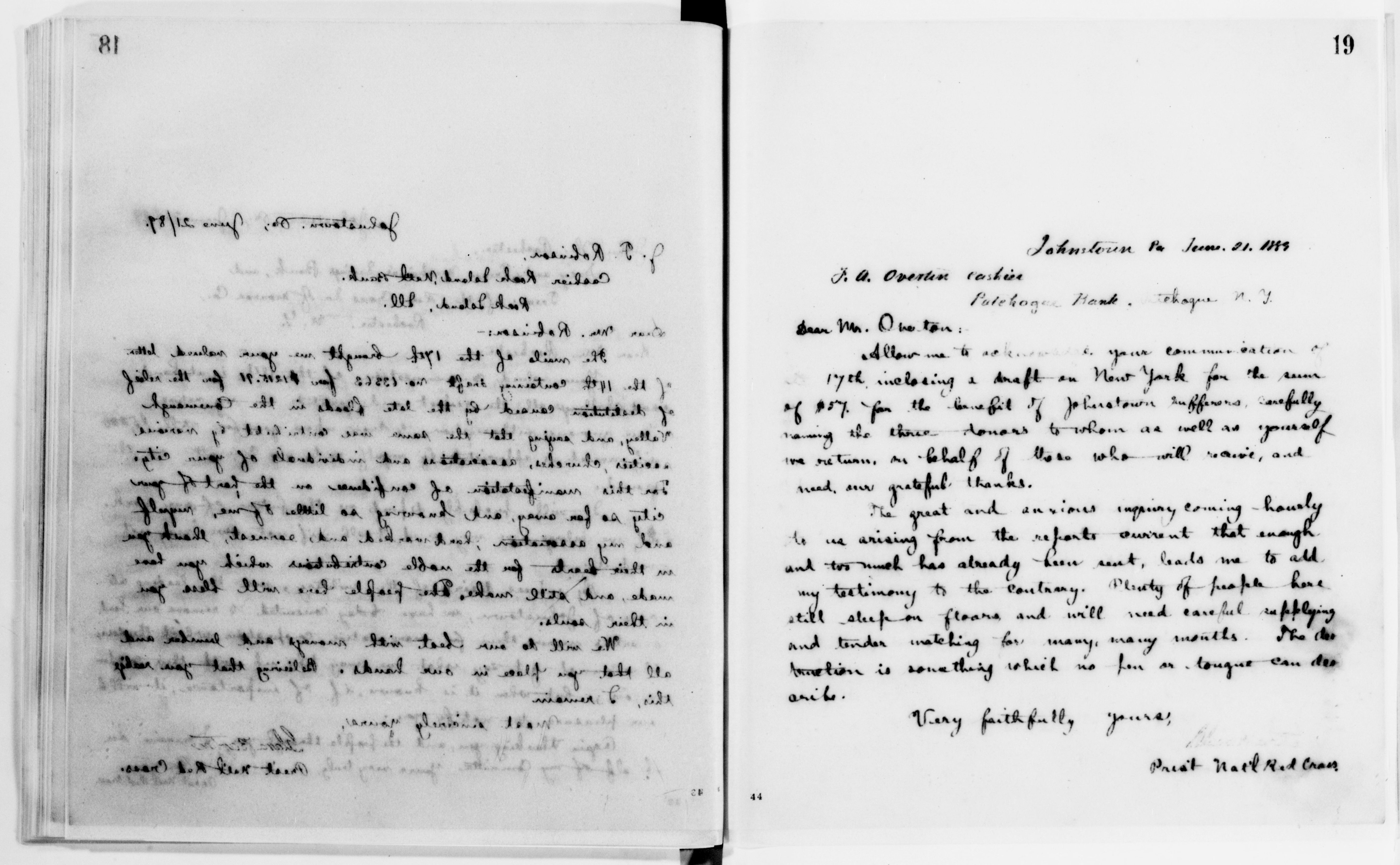 Scanned image of the current content page