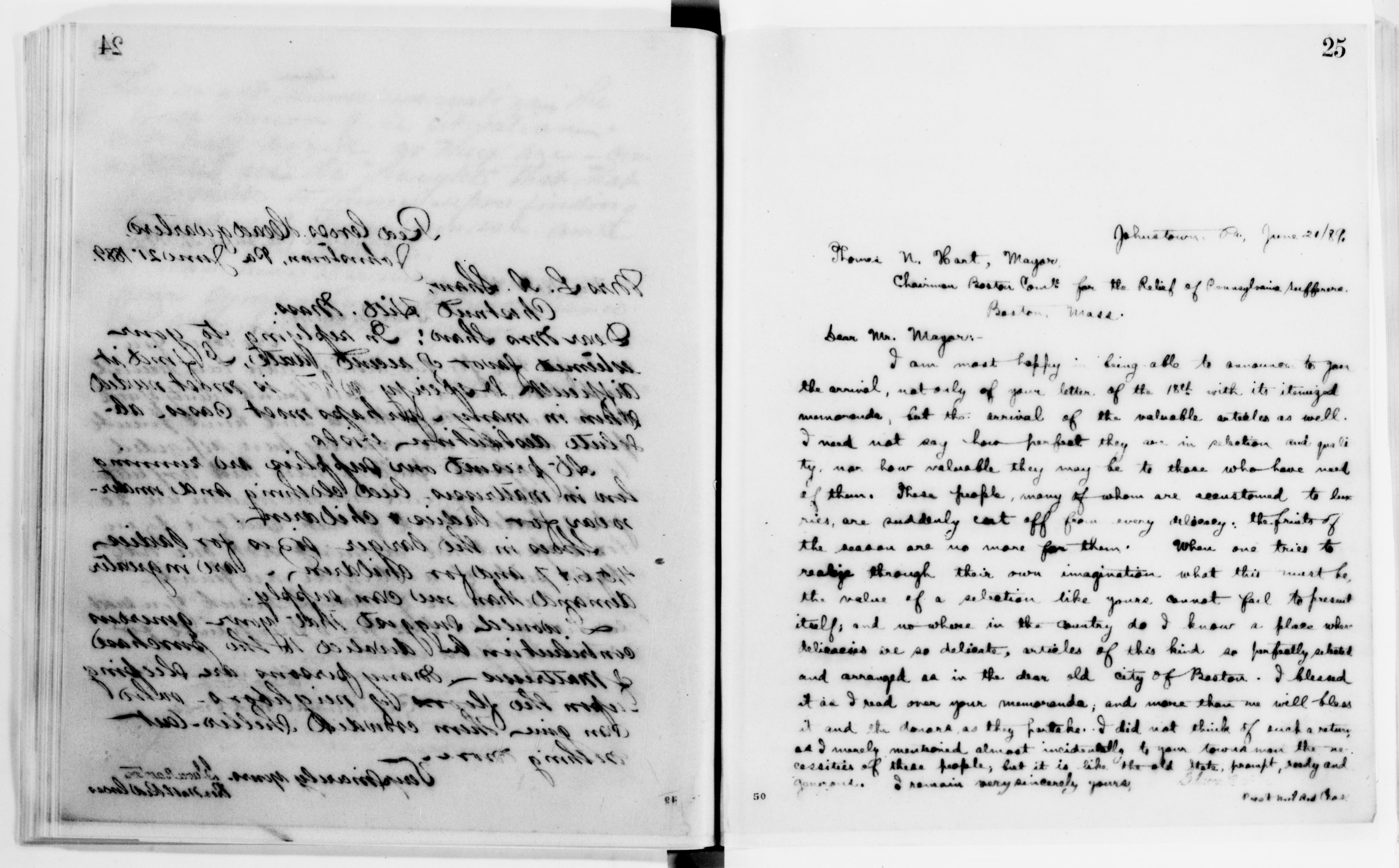 Scanned image of the current content page