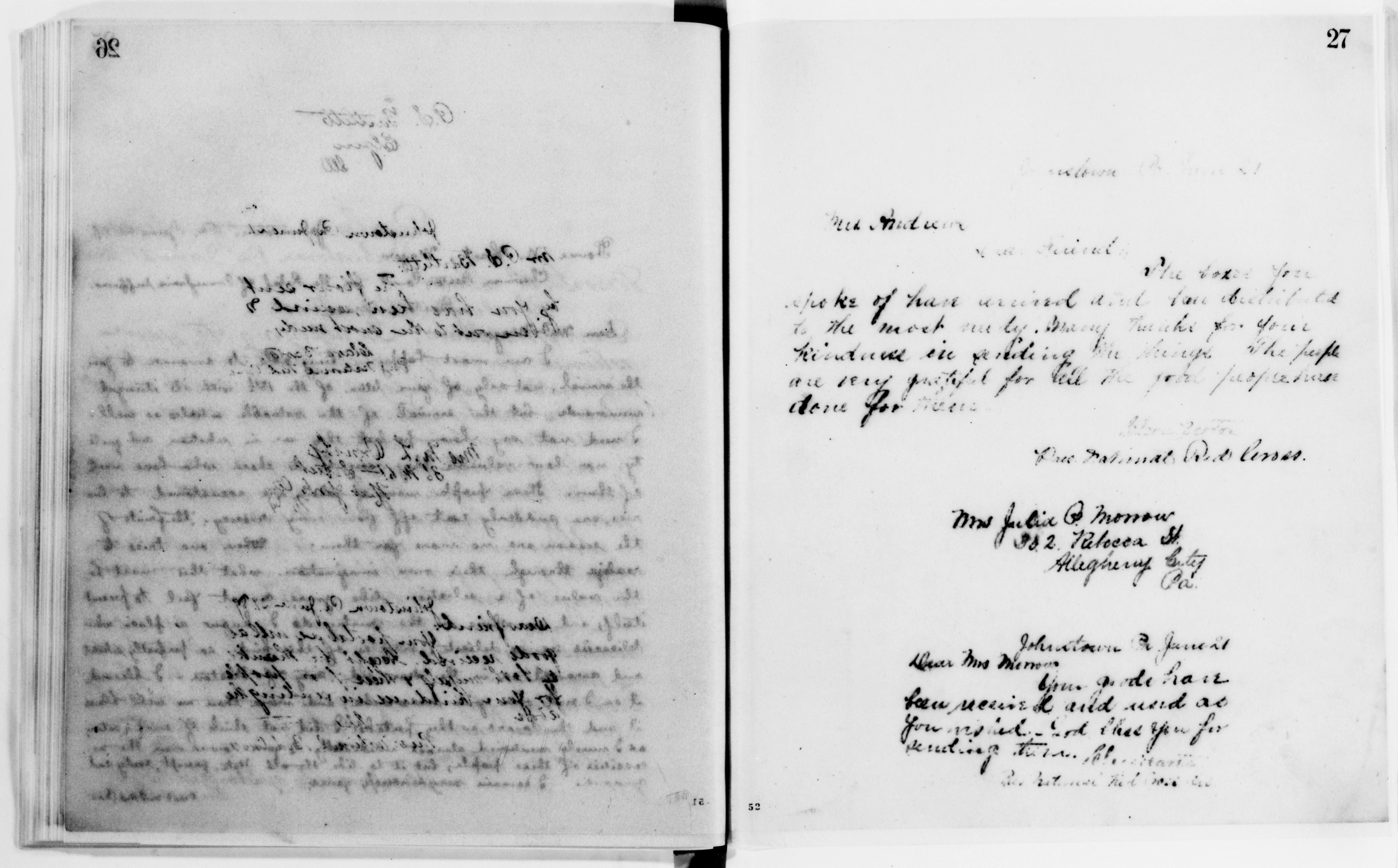 Scanned image of the current content page