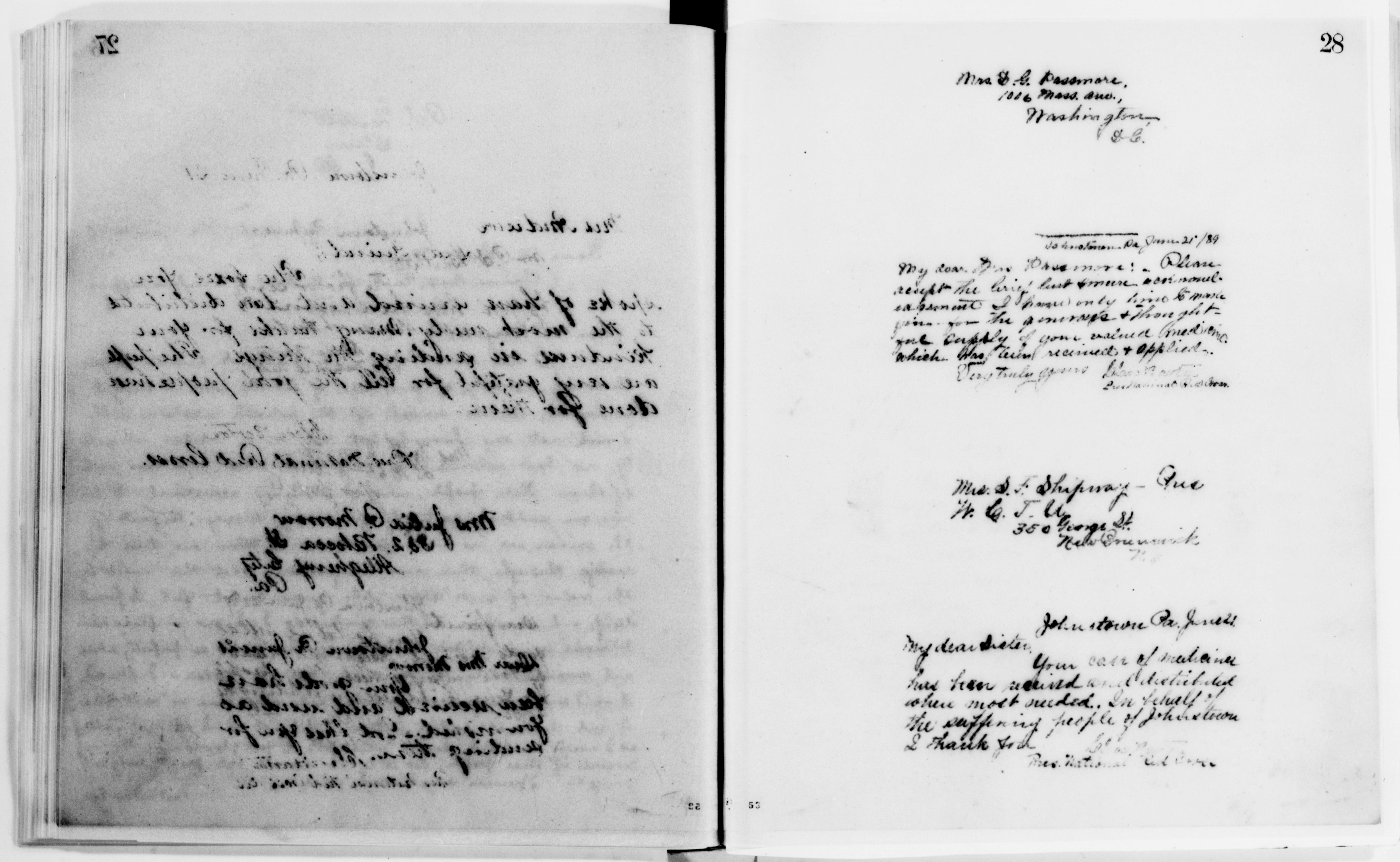 Scanned image of the current content page