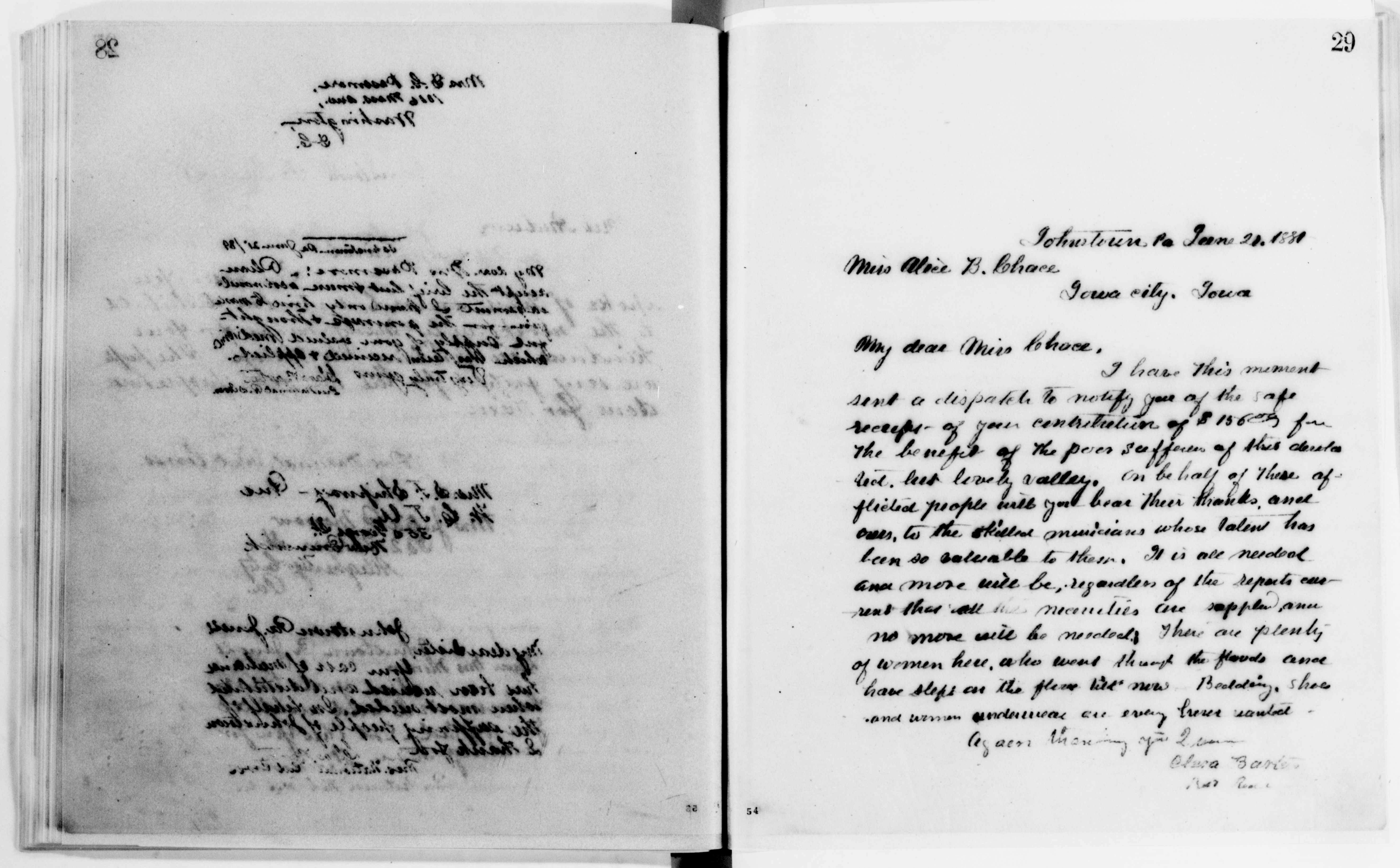 Scanned image of the current content page