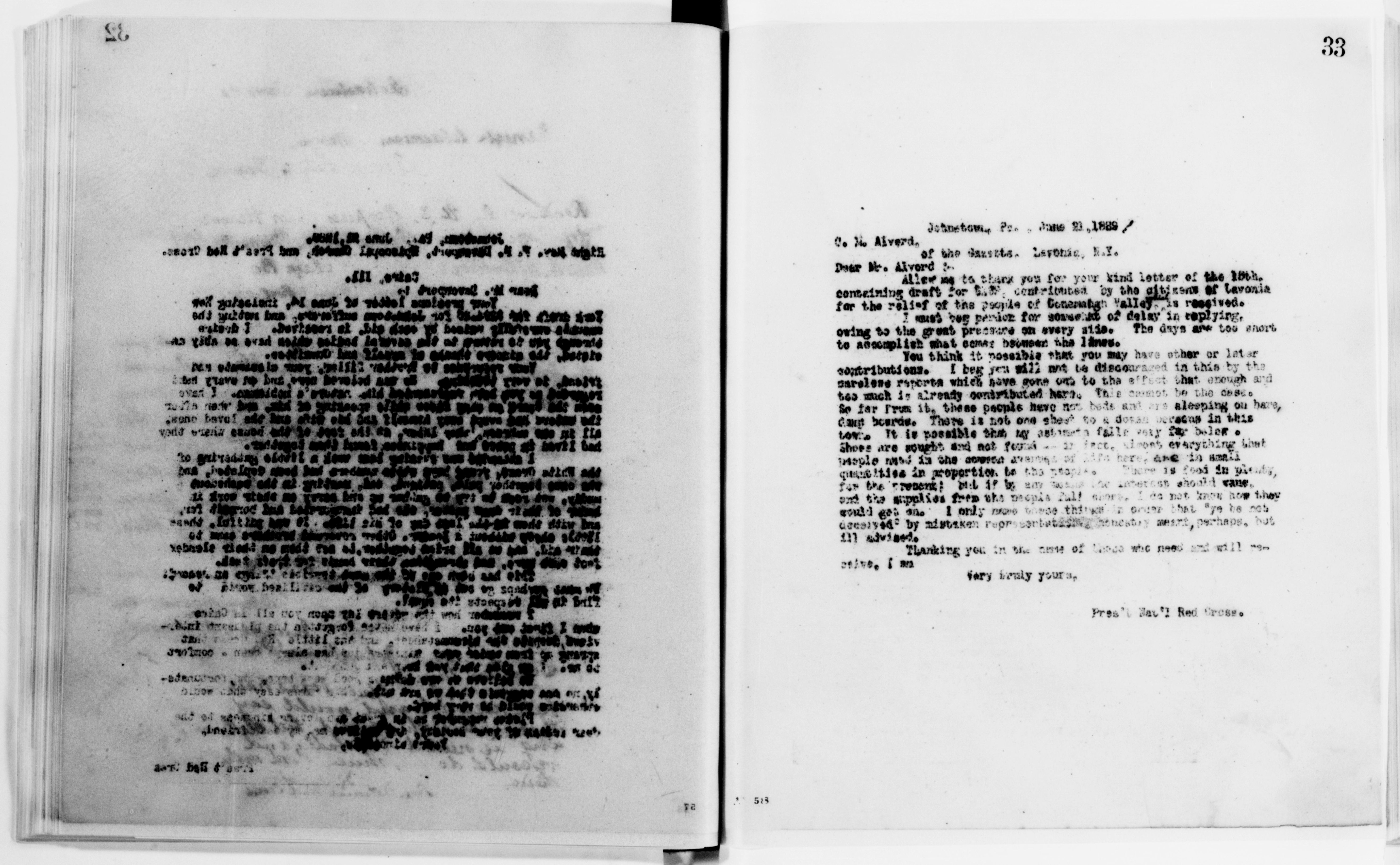 Scanned image of the current content page