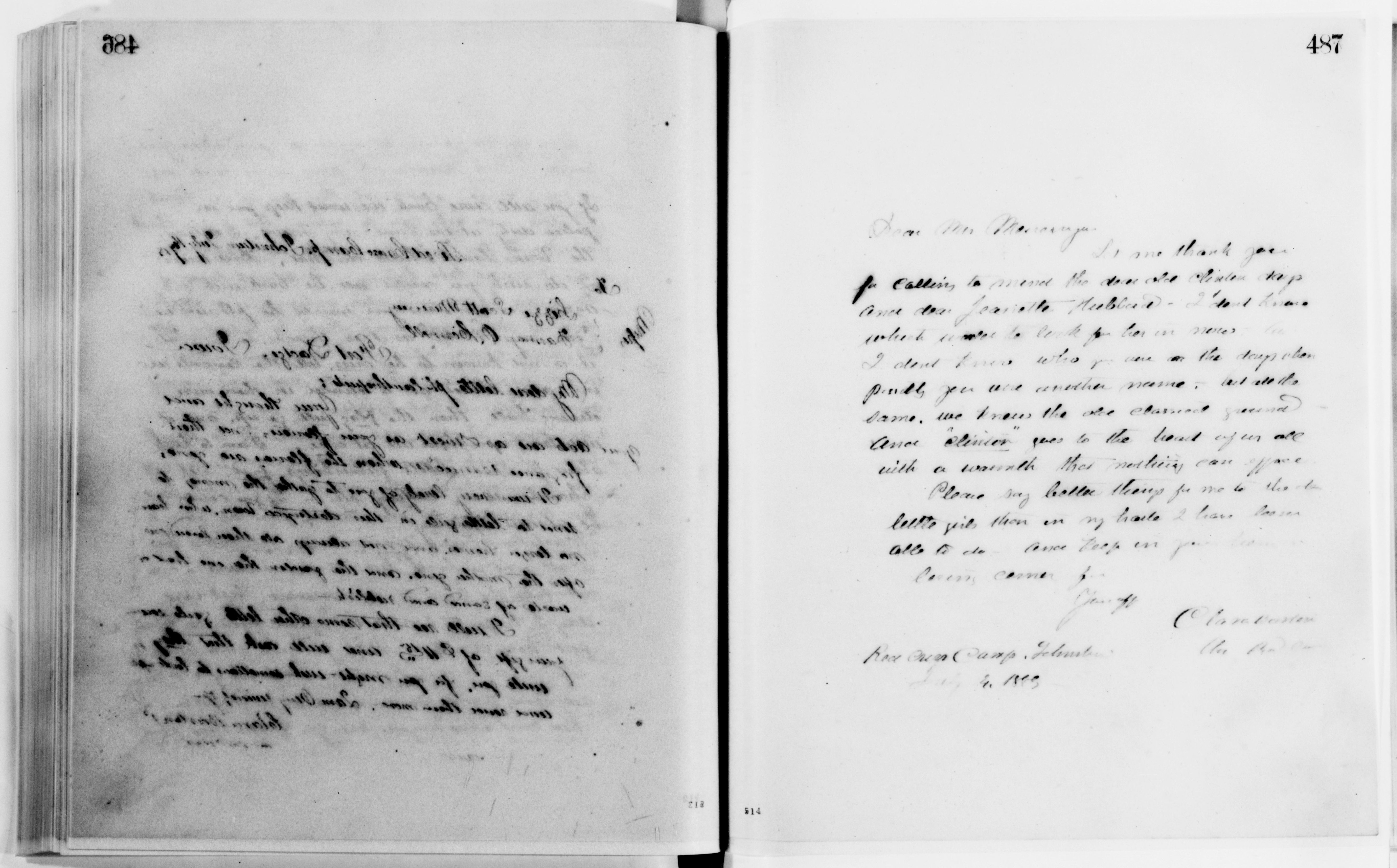 Scanned image of the current content page