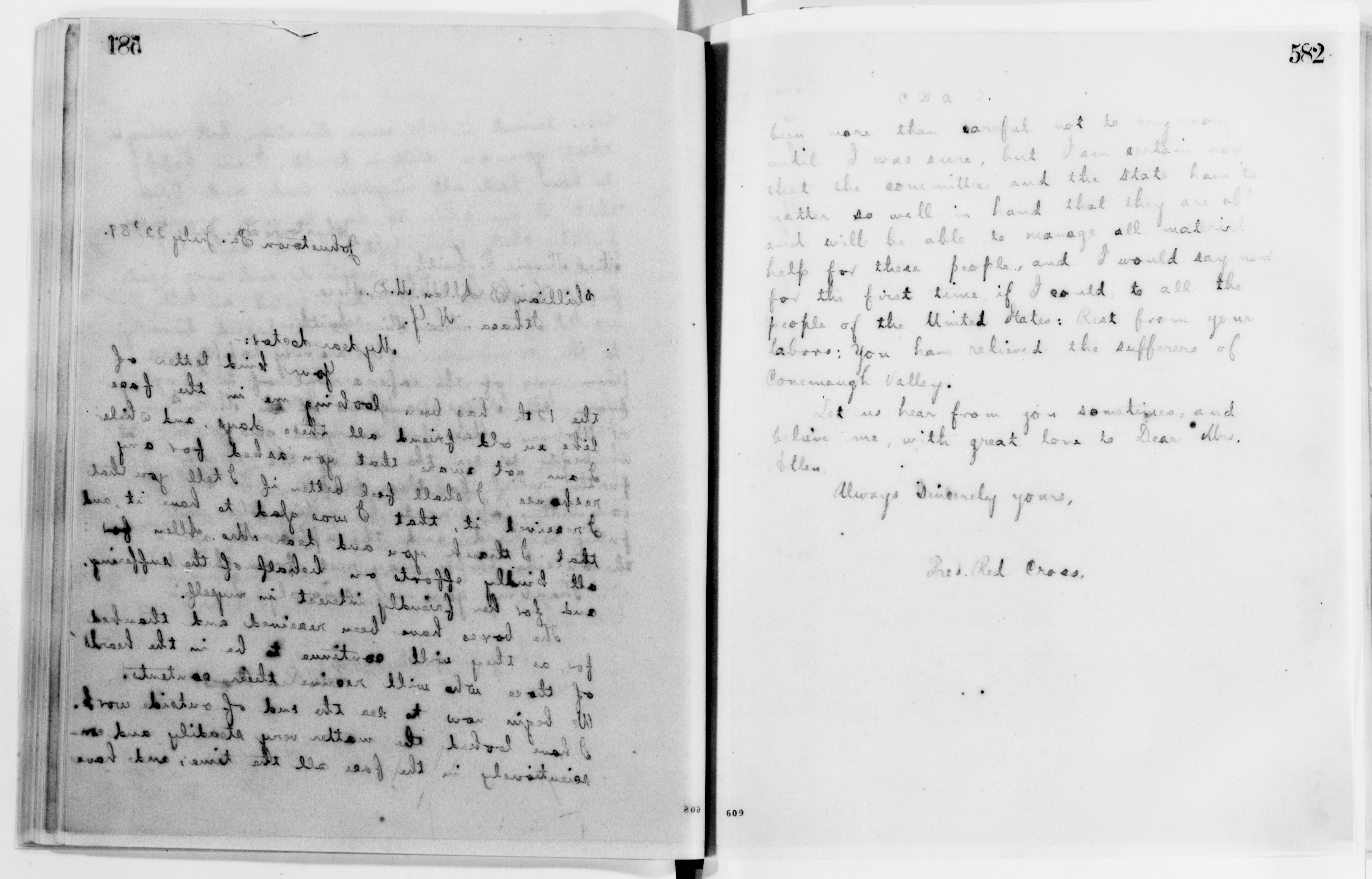 Scanned image of the current content page