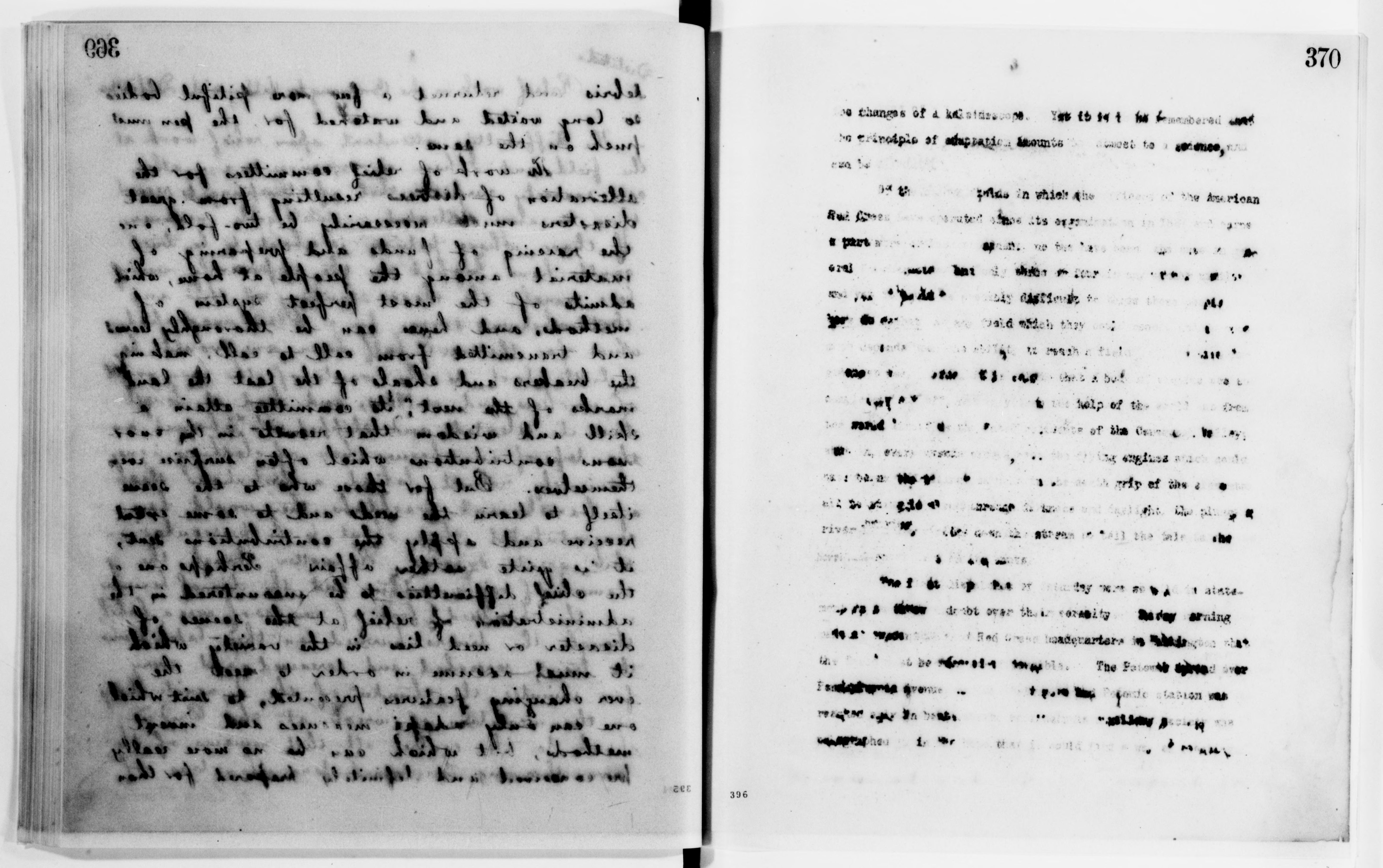 Scanned image of the current content page