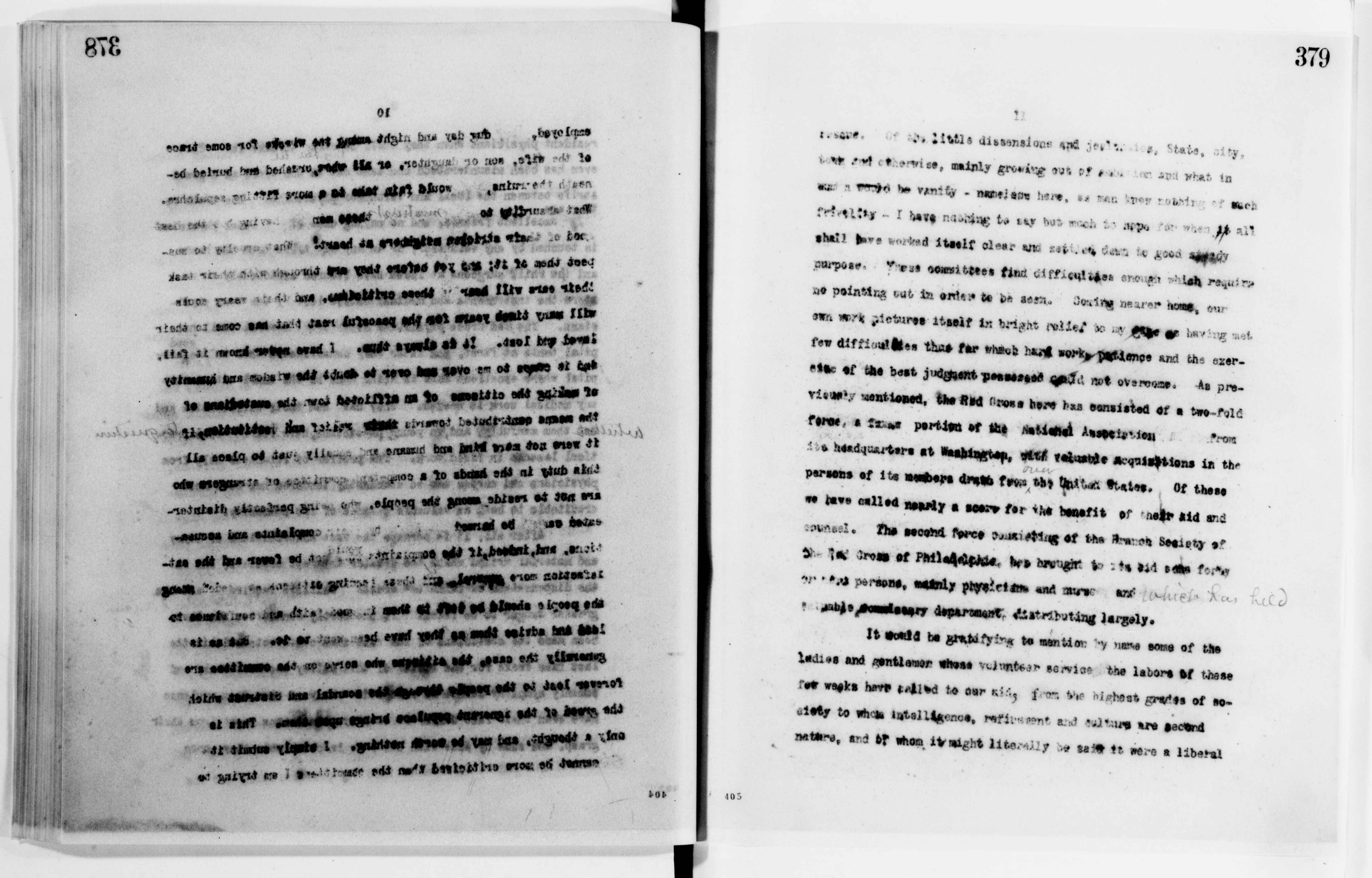 Scanned image of the current content page