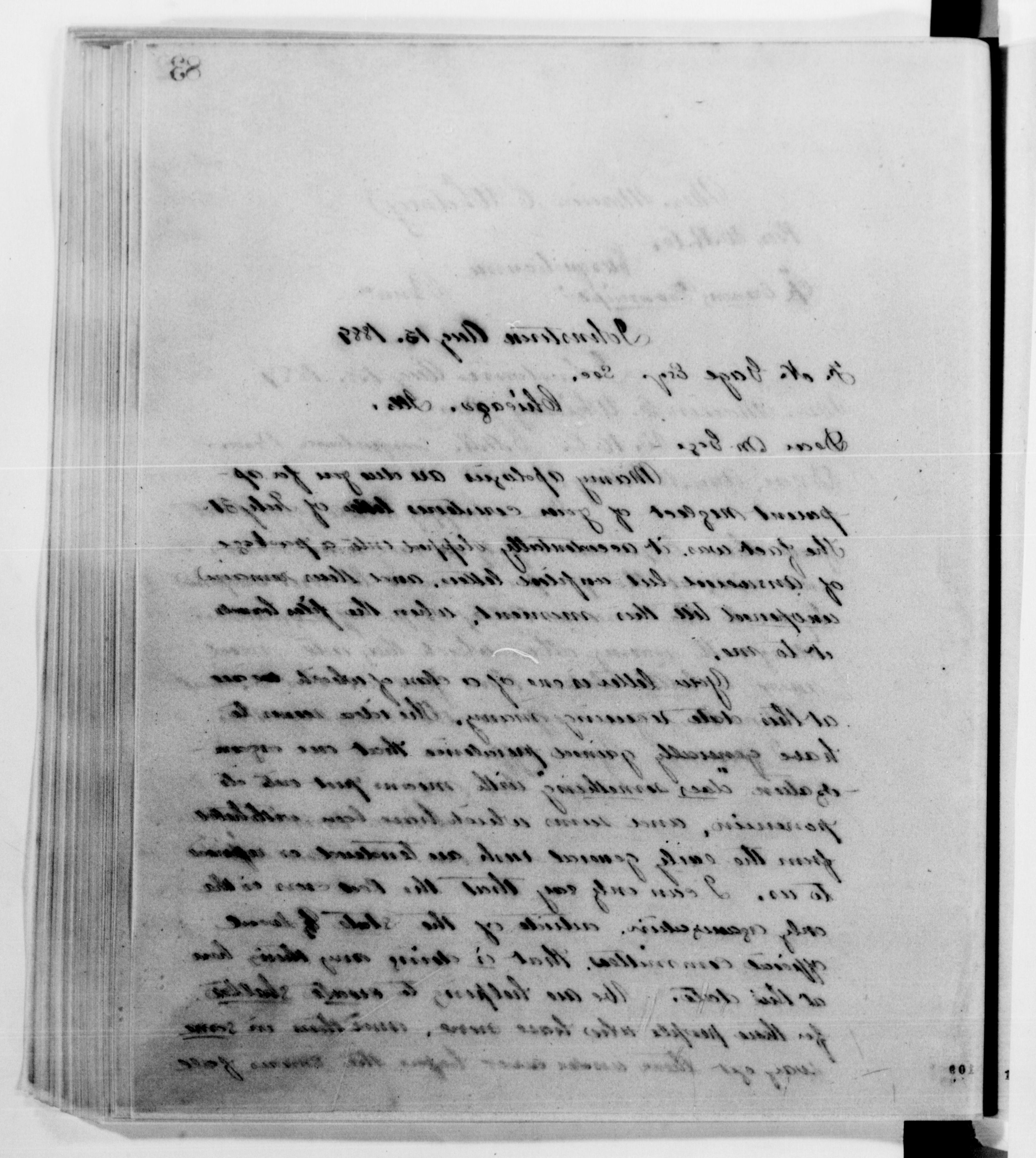 Scanned image of the current content page