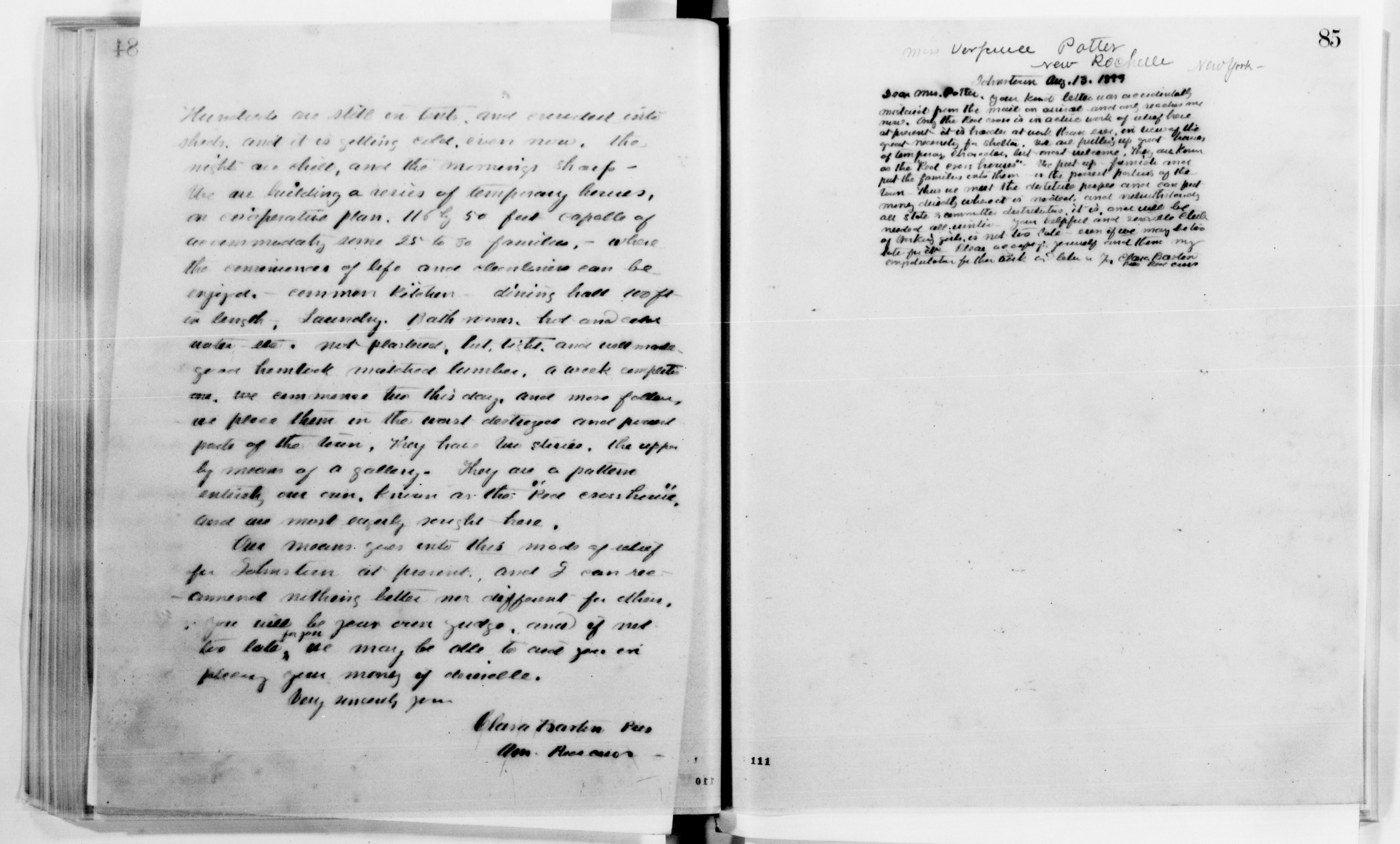 Scanned image of the current content page