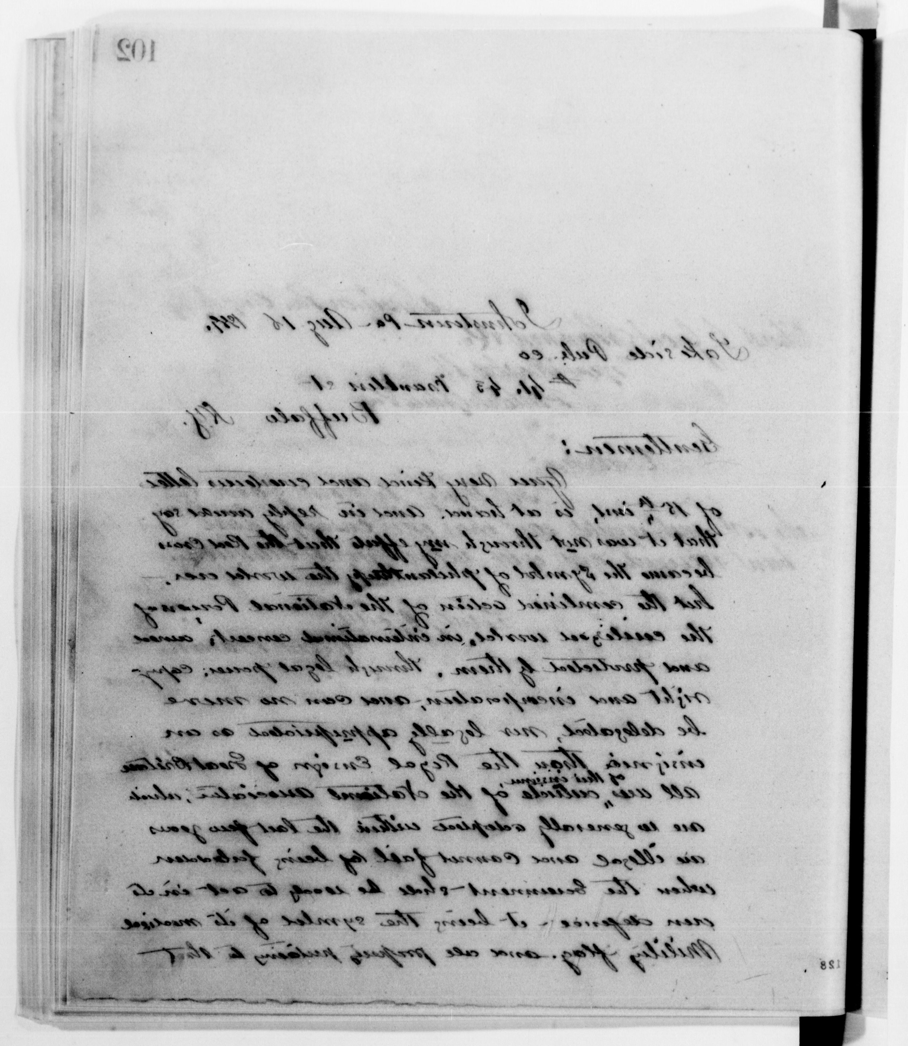Scanned image of the current content page