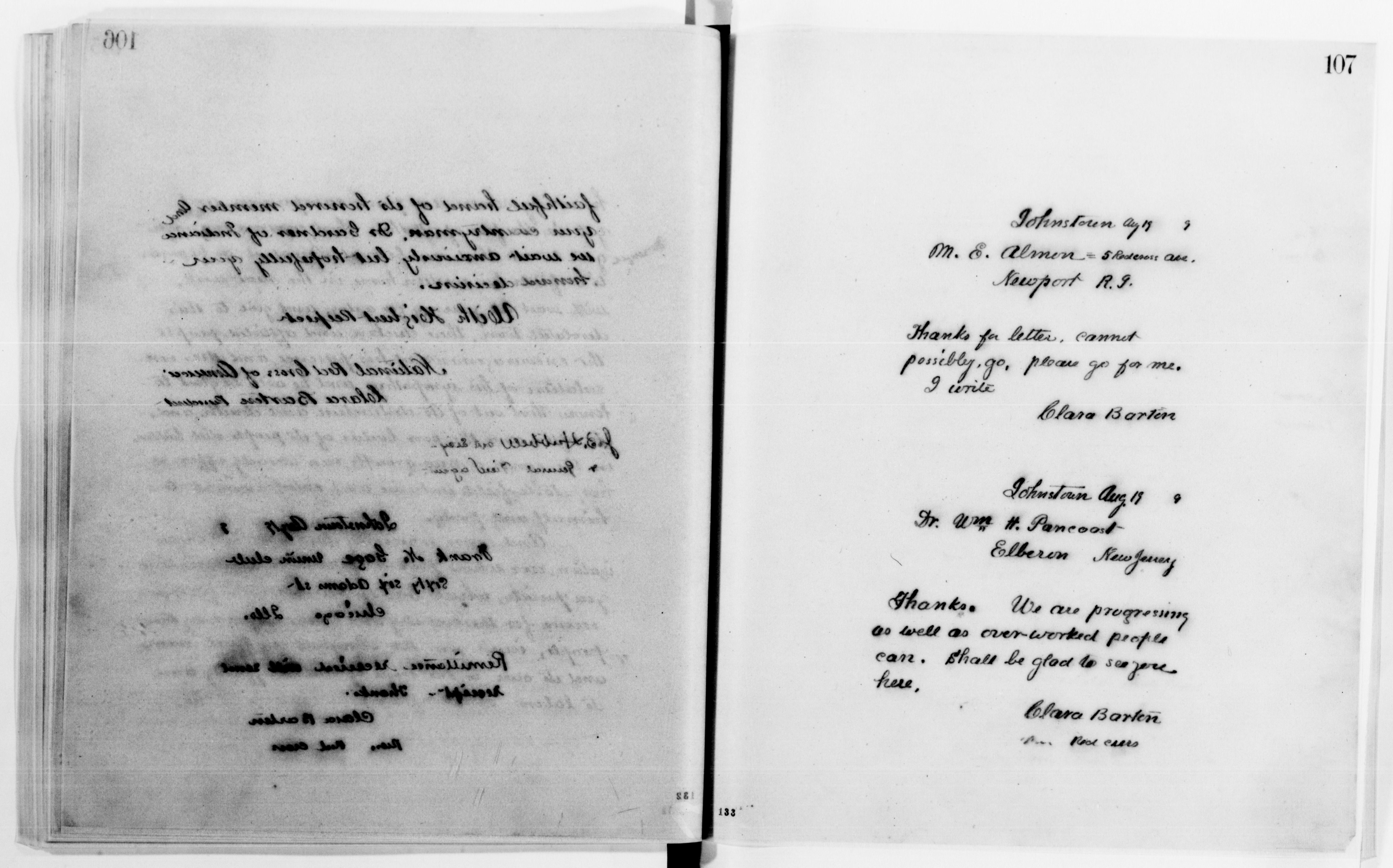 Scanned image of the current content page