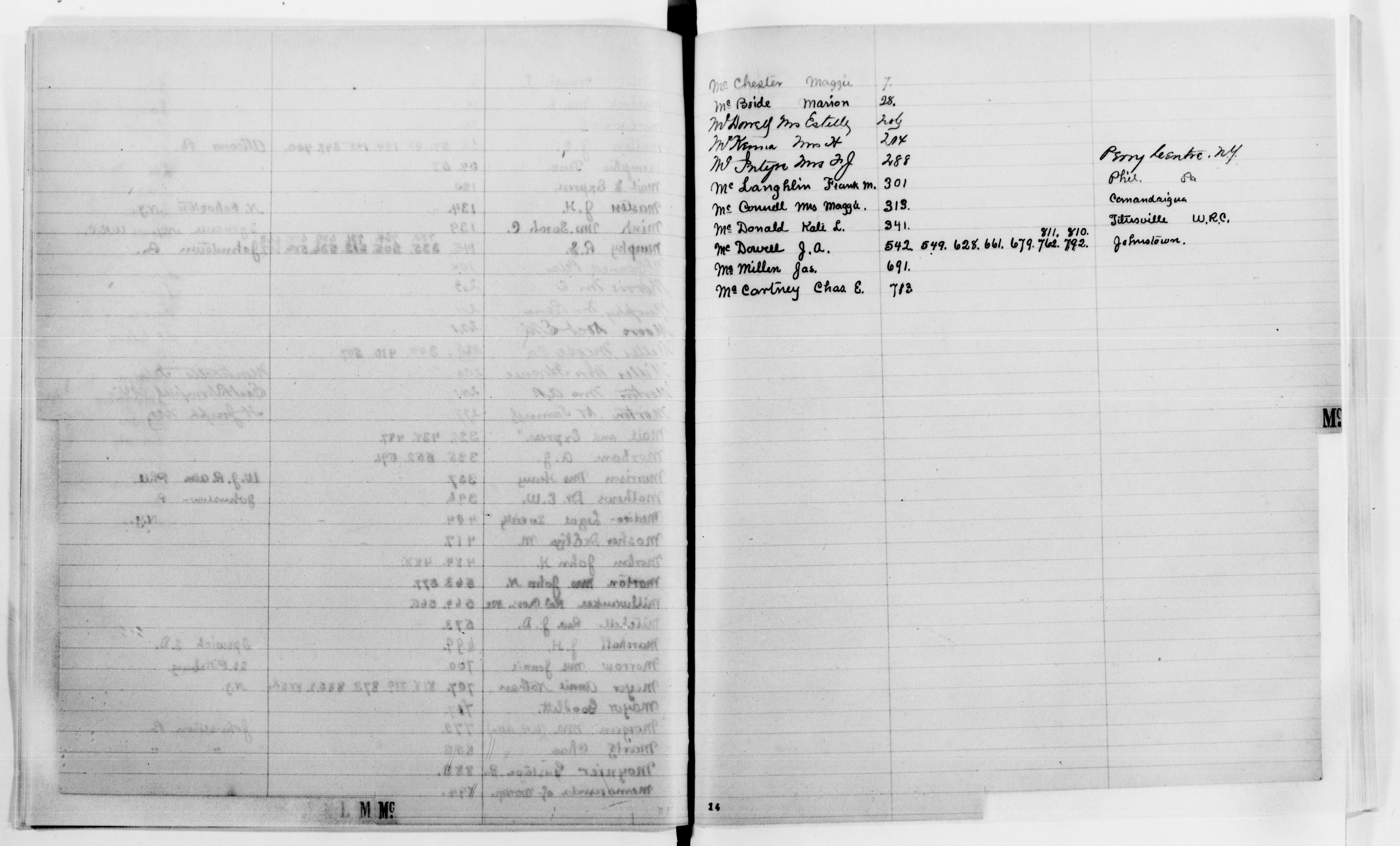 Scanned image of the current content page