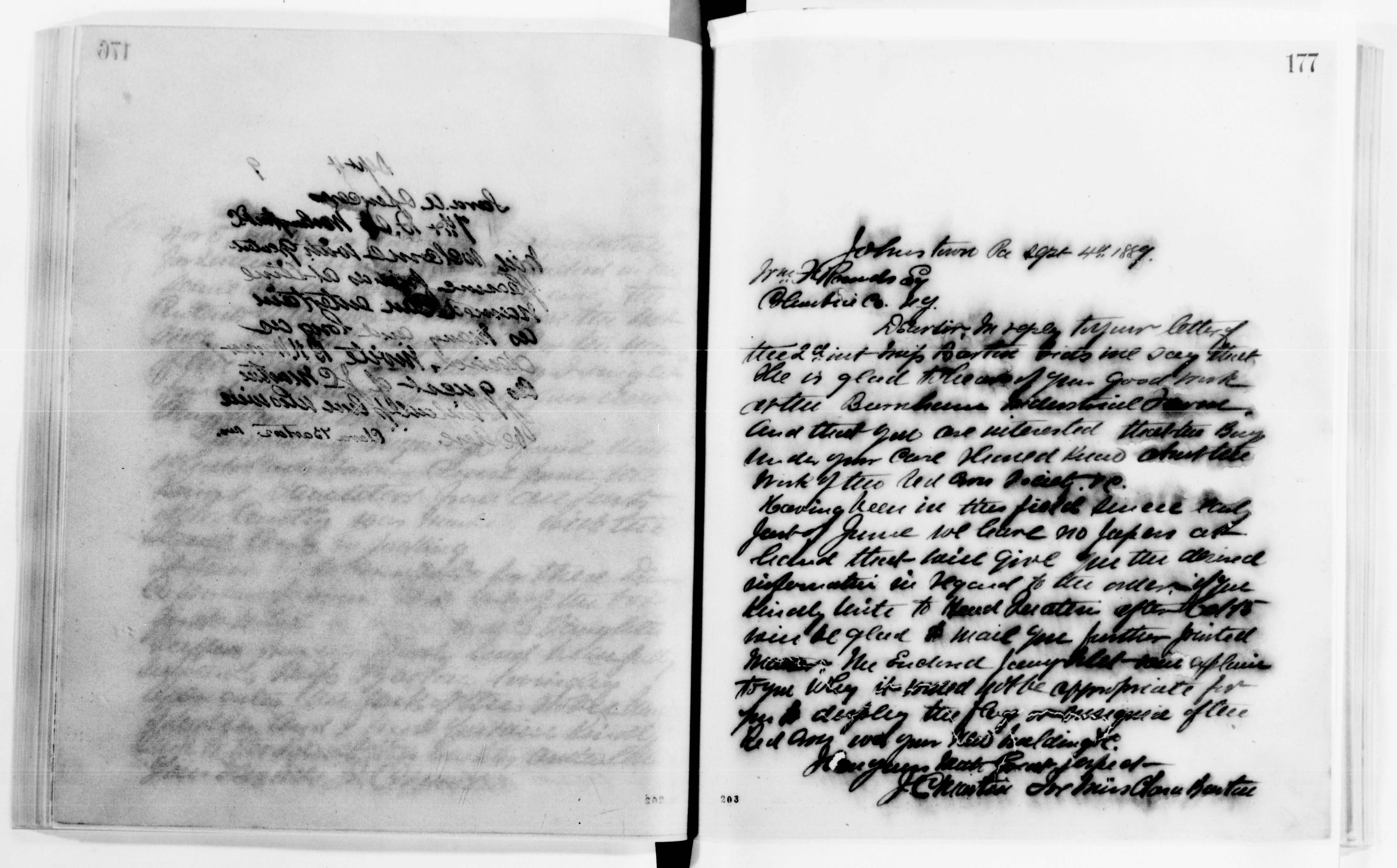 Scanned image of the current content page
