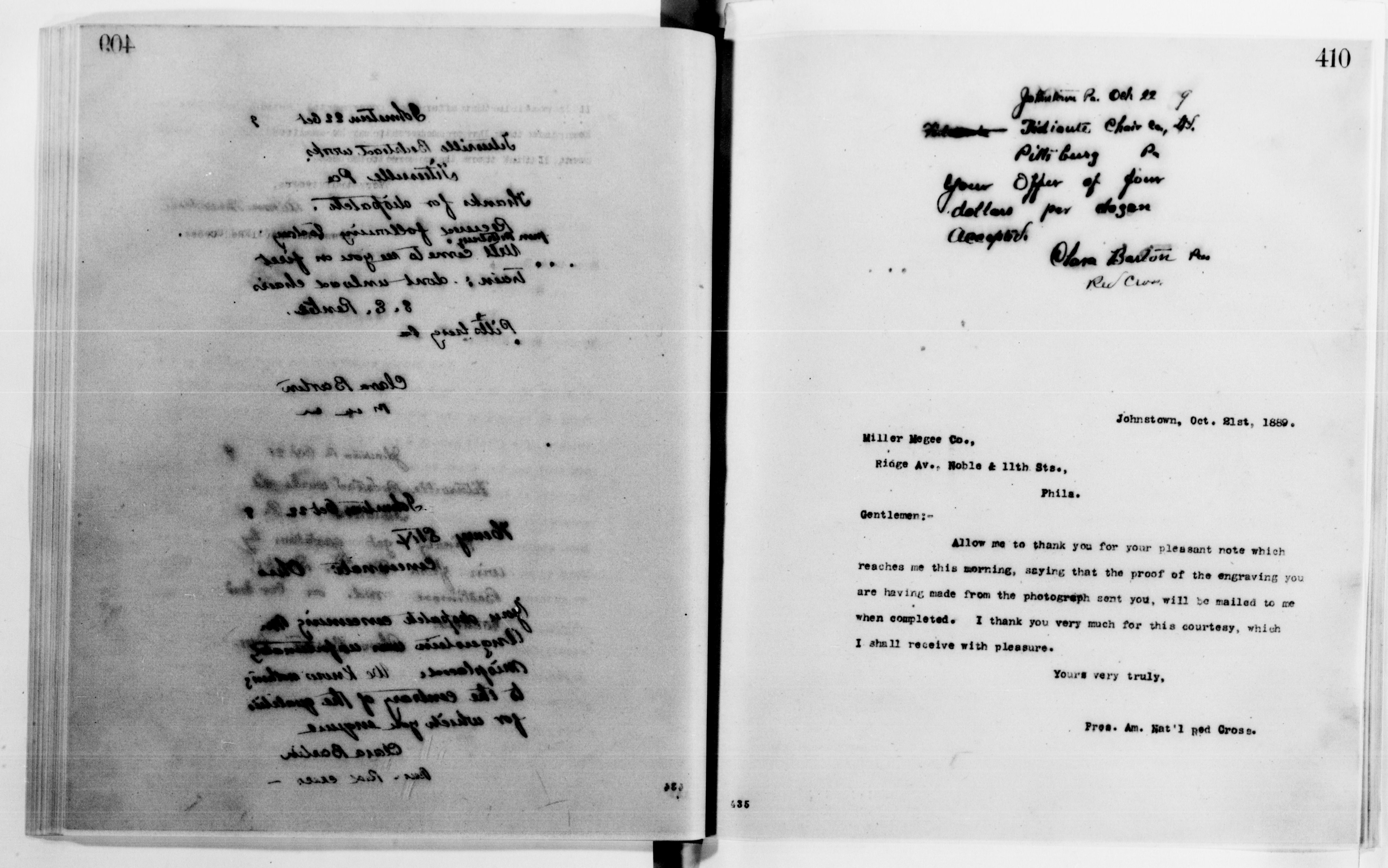 Scanned image of the current content page
