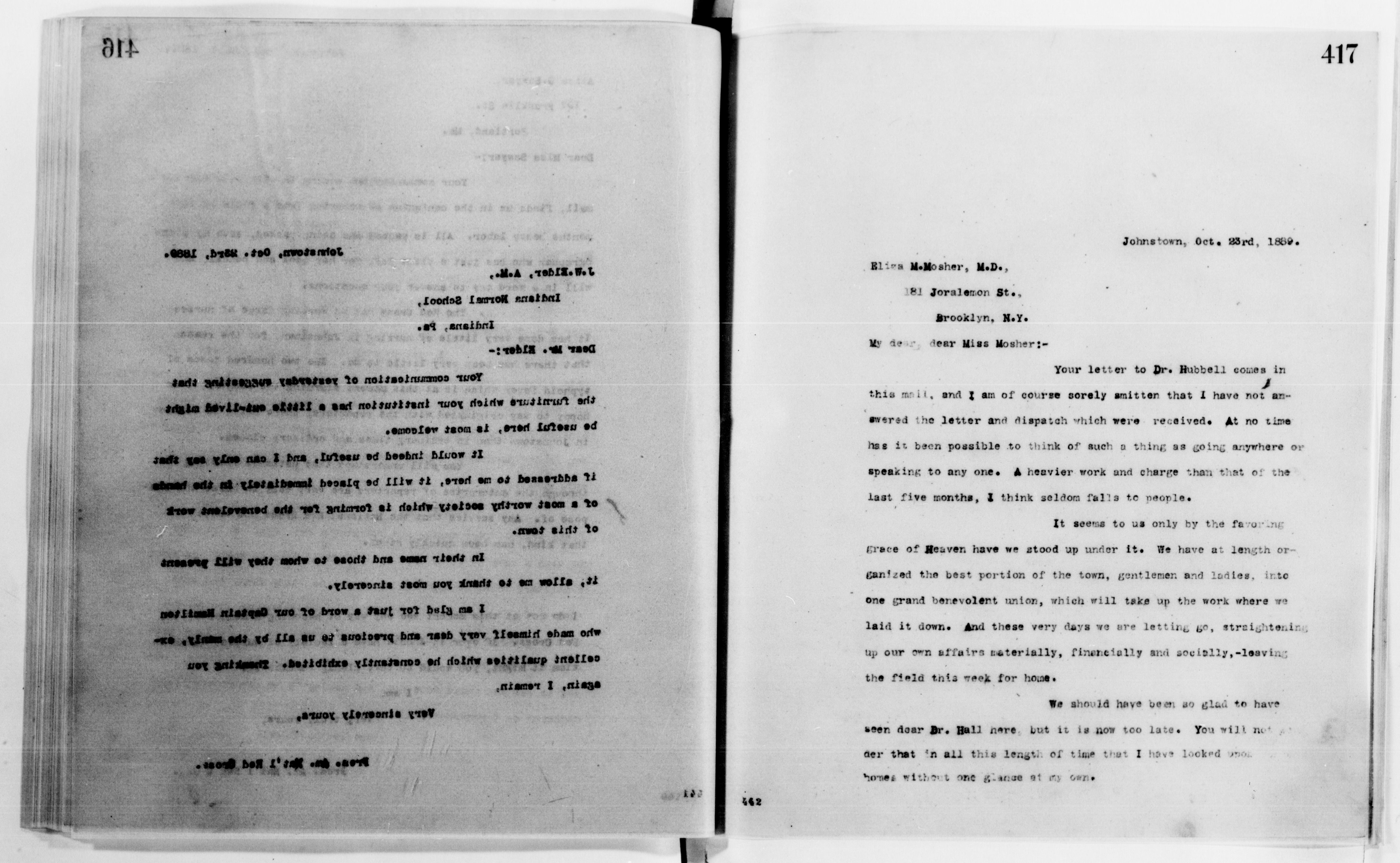 Scanned image of the current content page