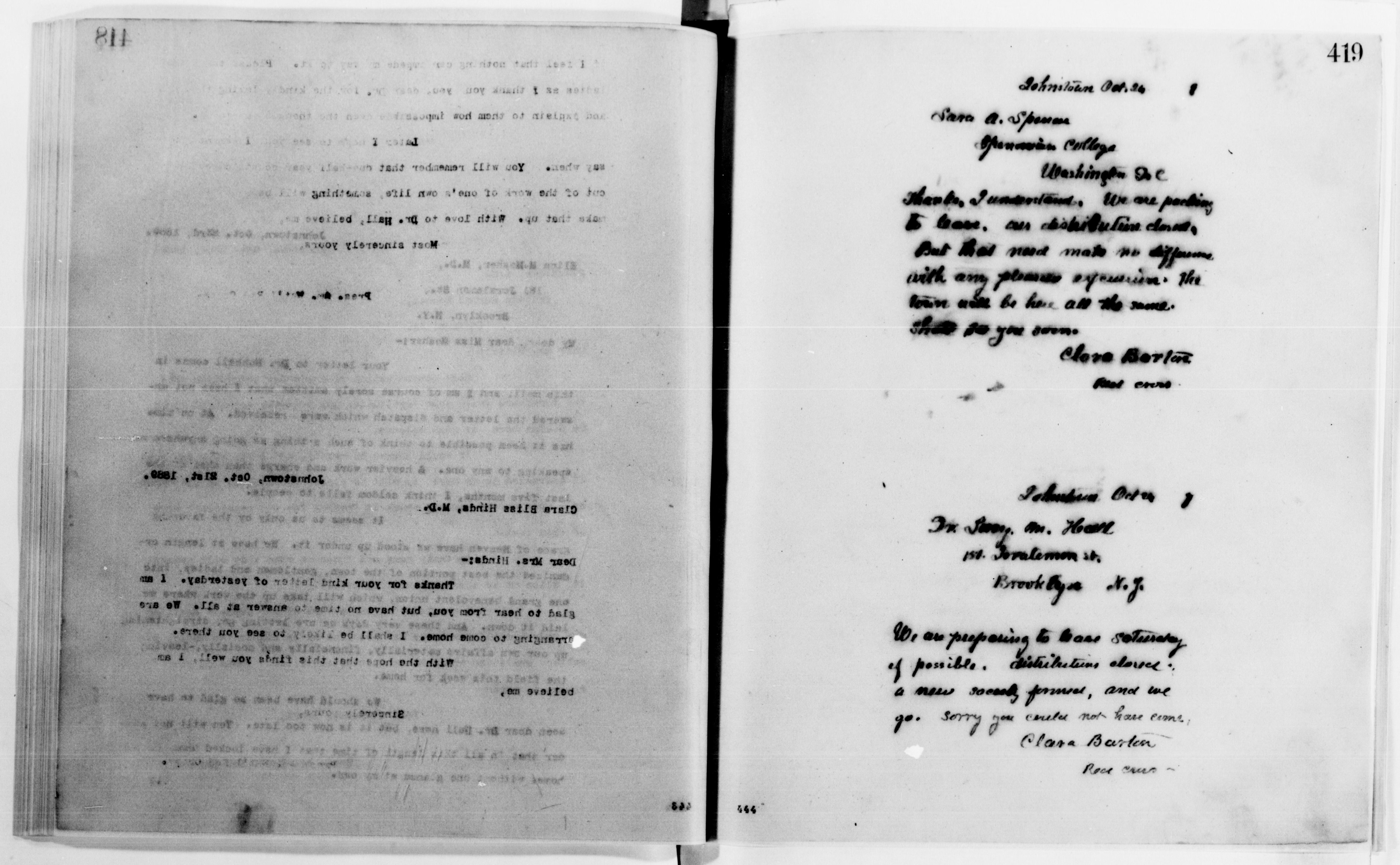 Scanned image of the current content page