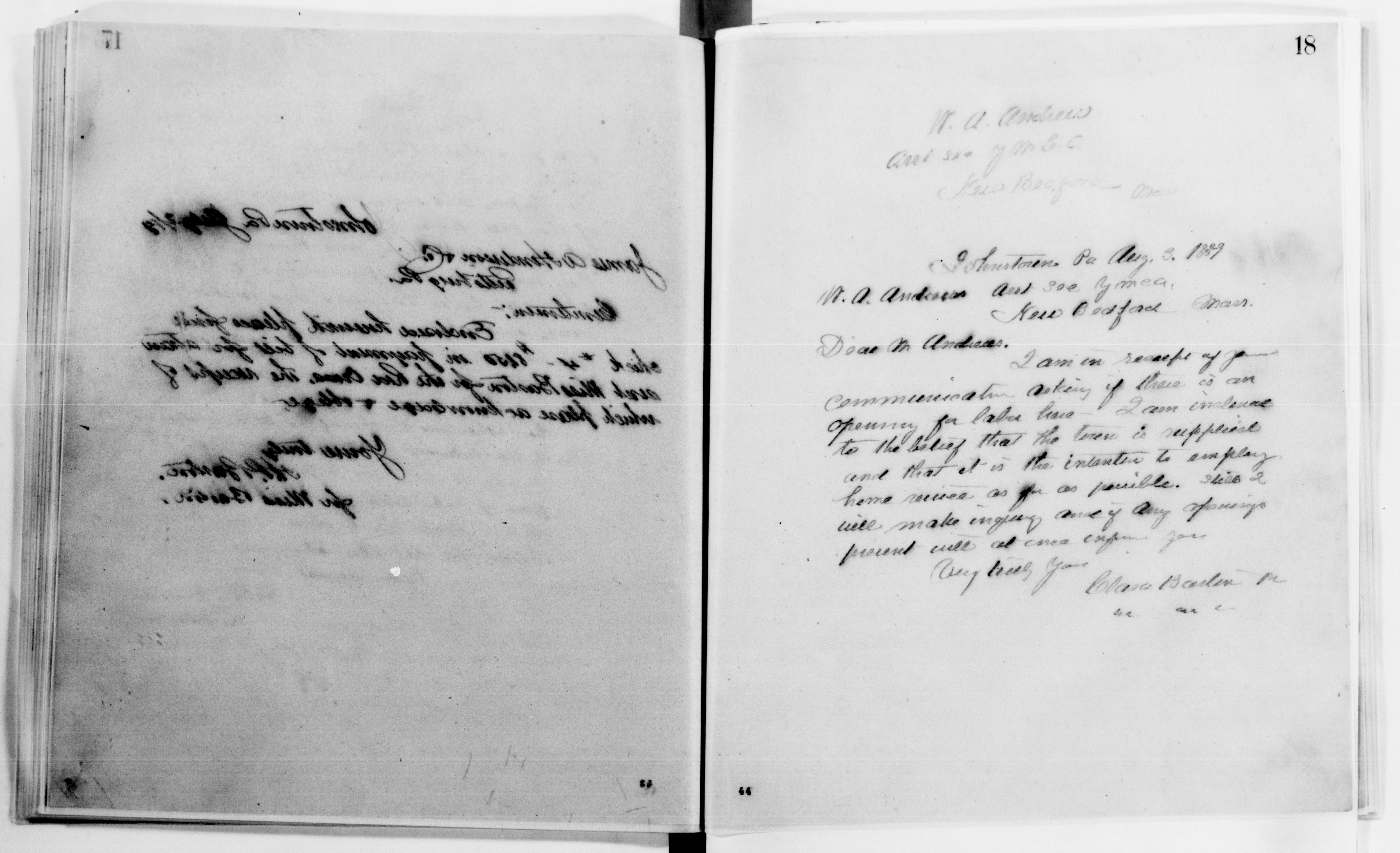 Scanned image of the current content page