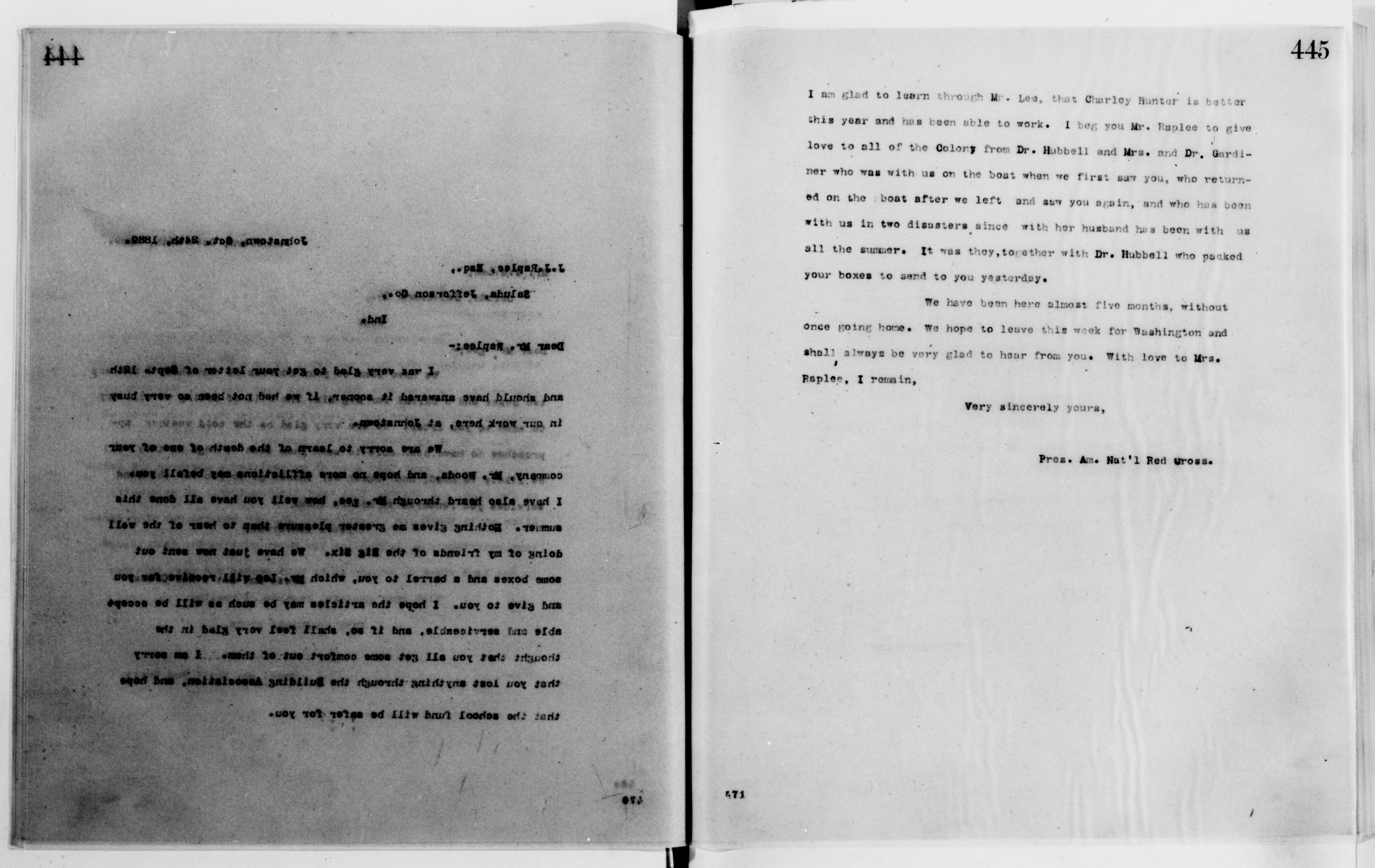 Scanned image of the current content page