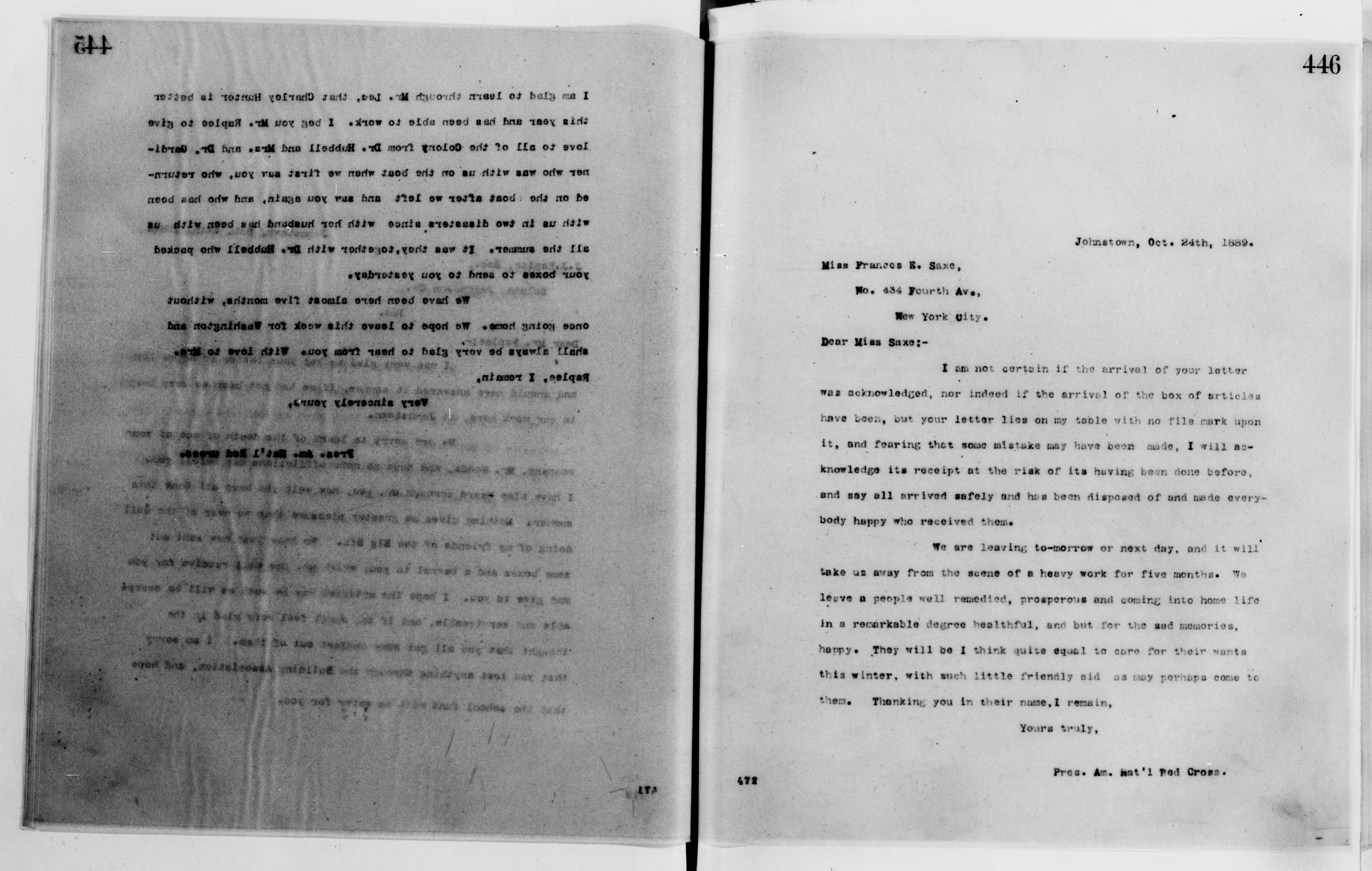 Scanned image of the current content page