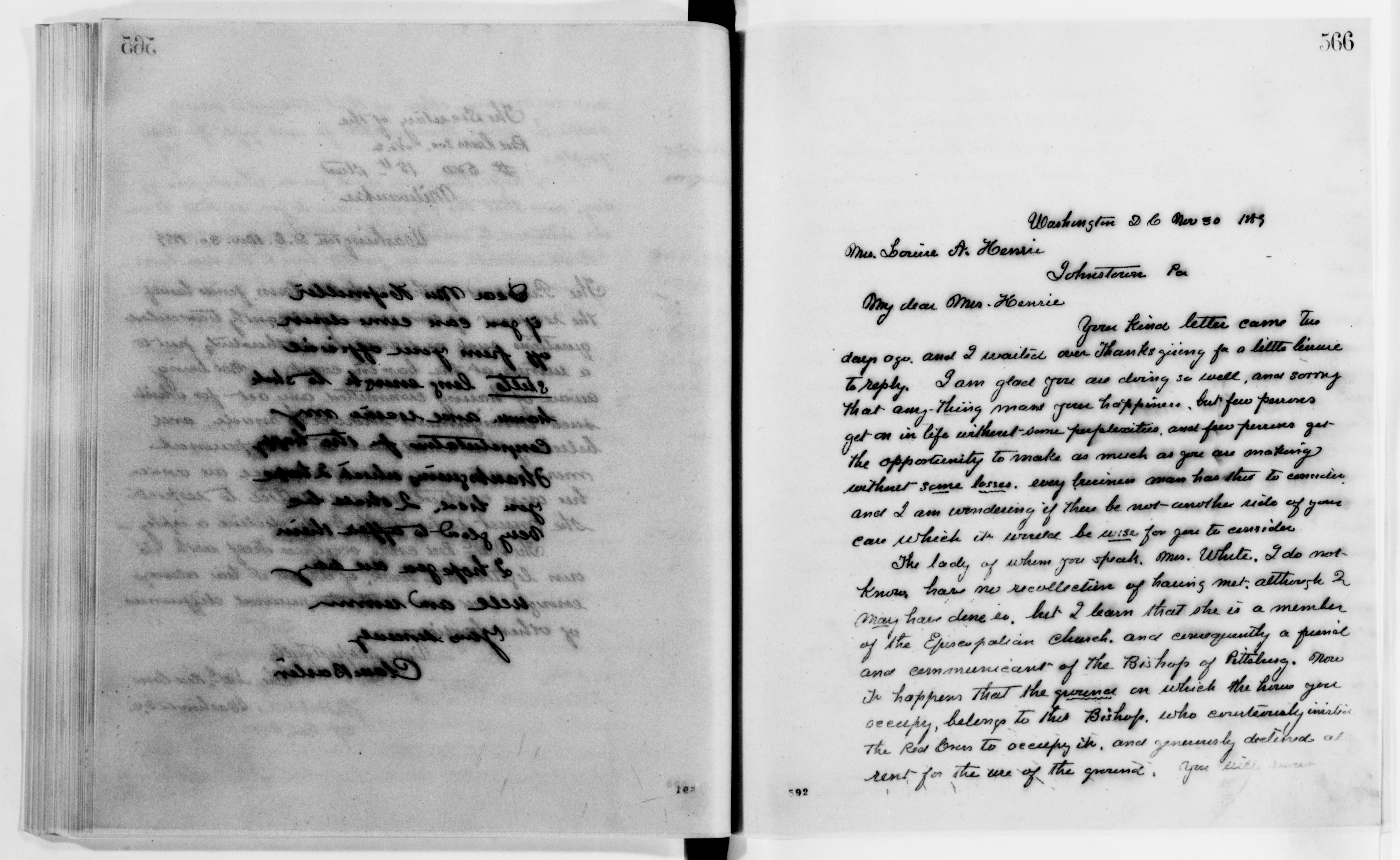 Scanned image of the current content page