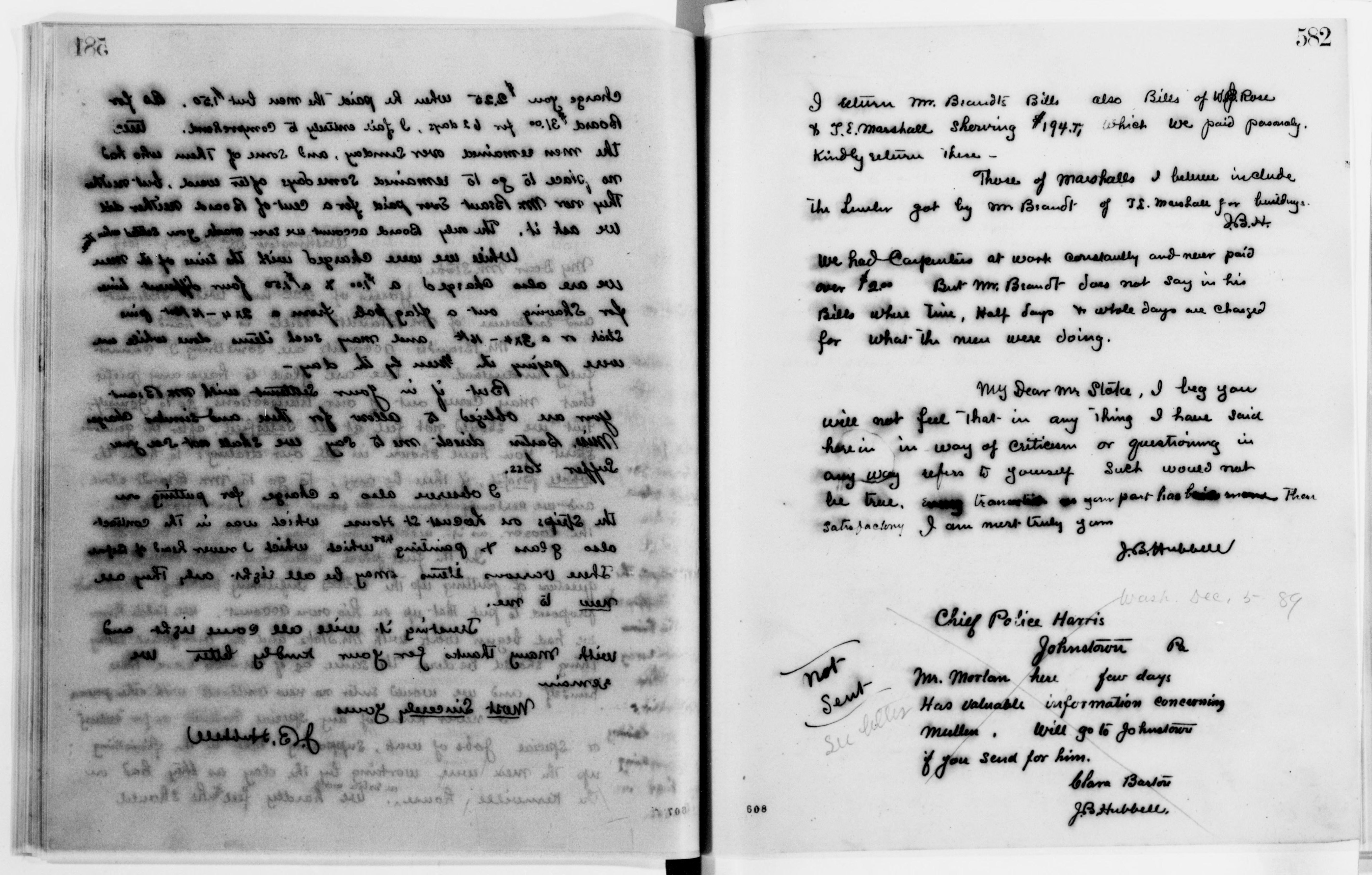 Scanned image of the current content page