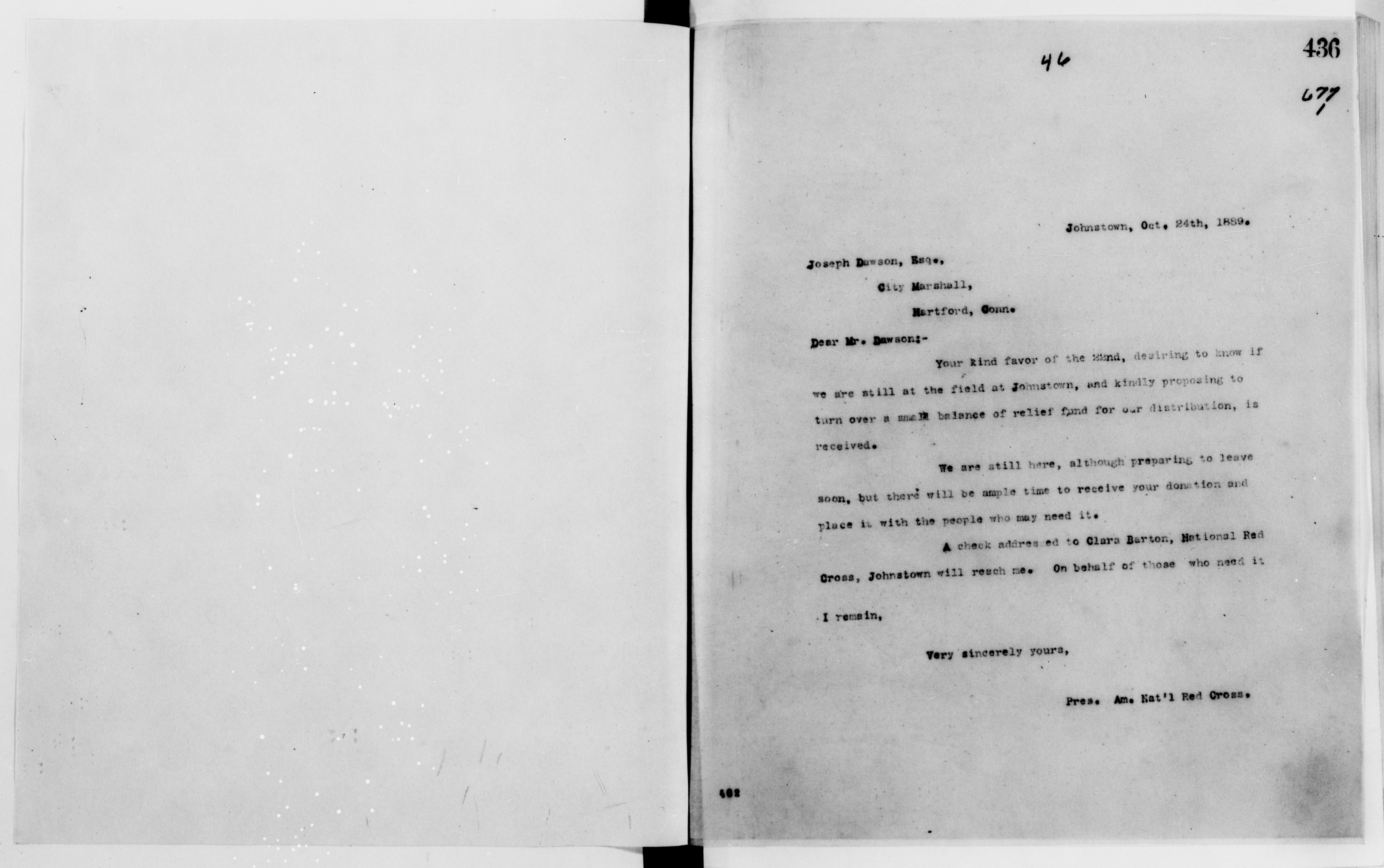 Scanned image of the current content page
