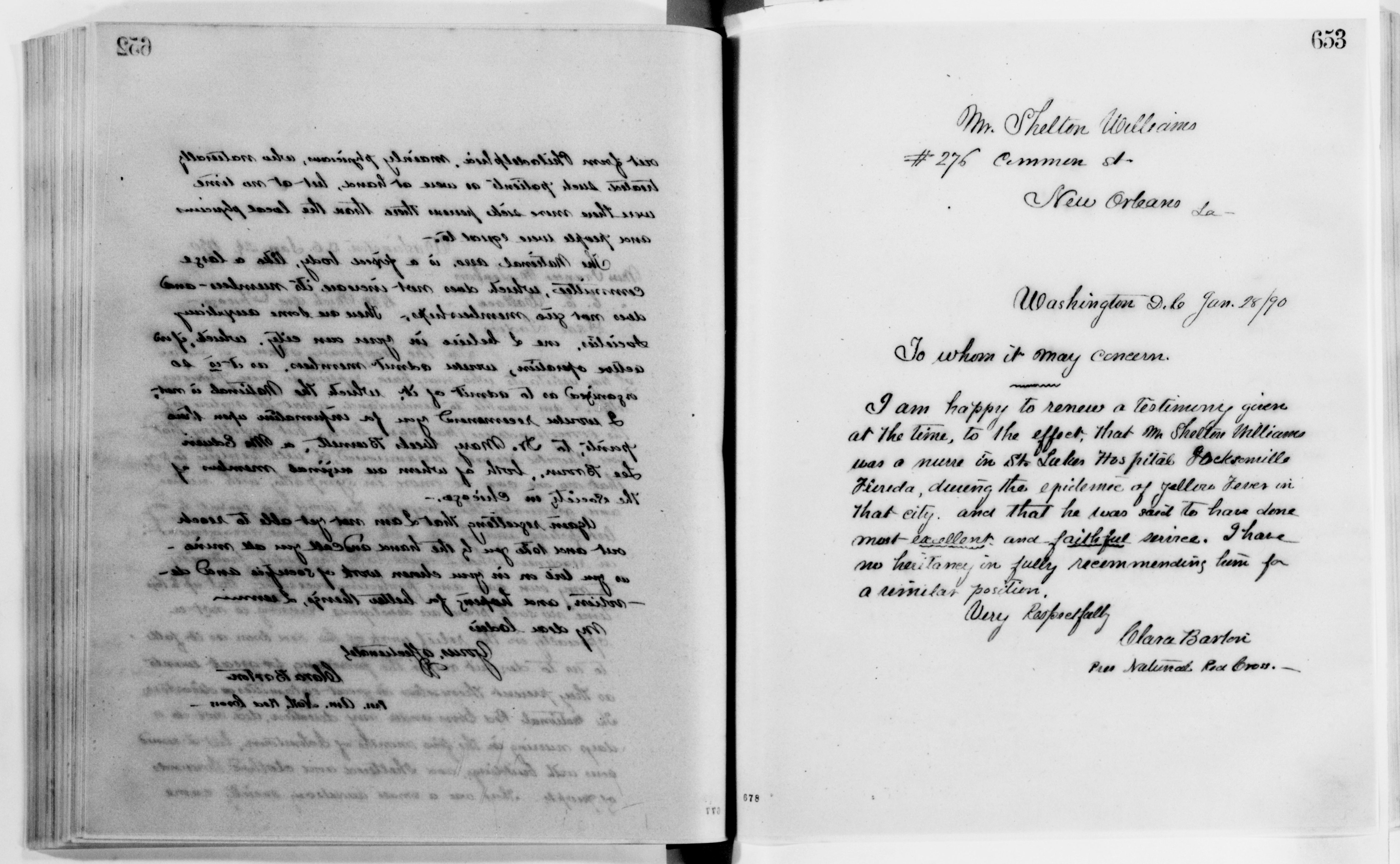 Scanned image of the current content page