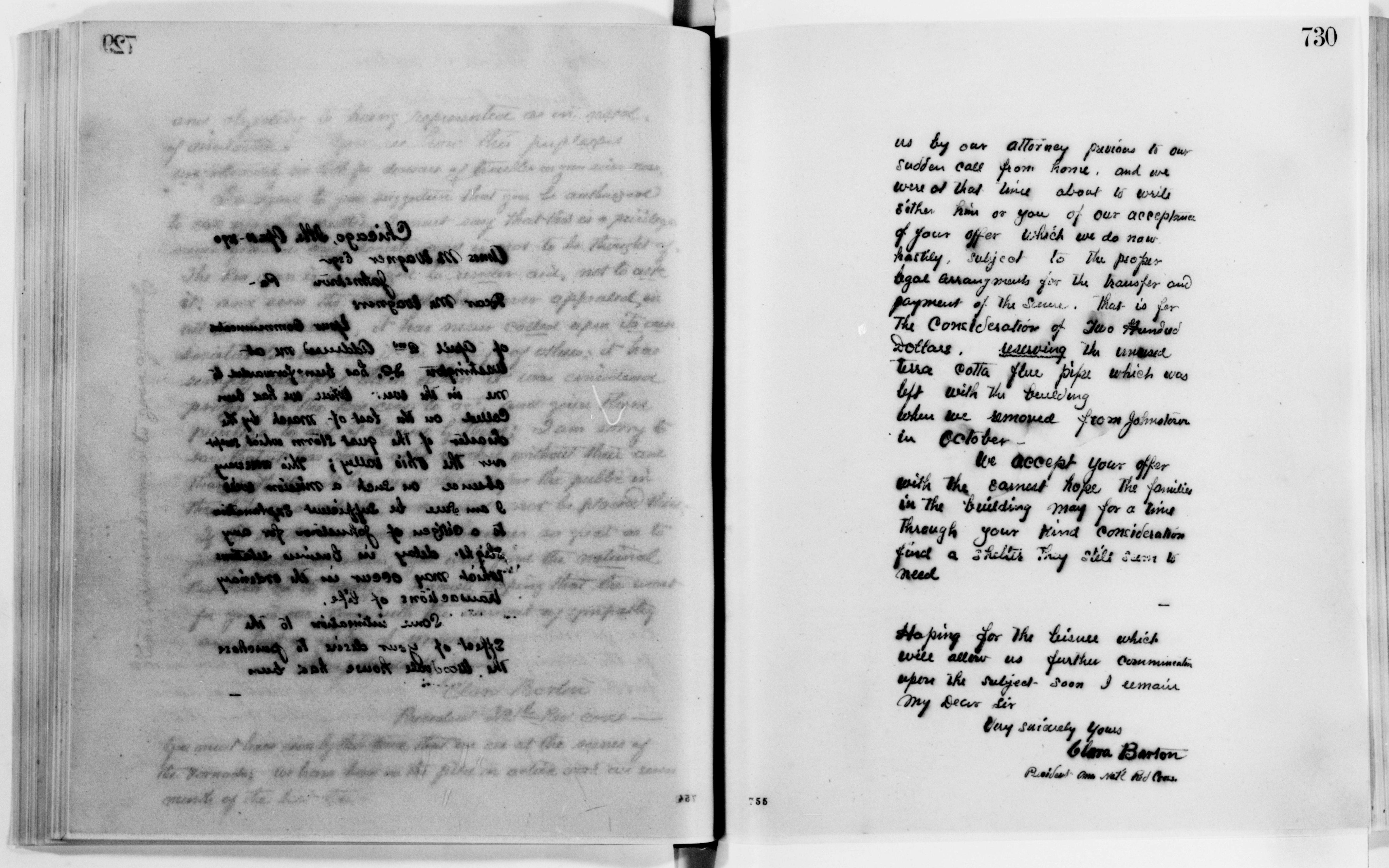 Scanned image of the current content page