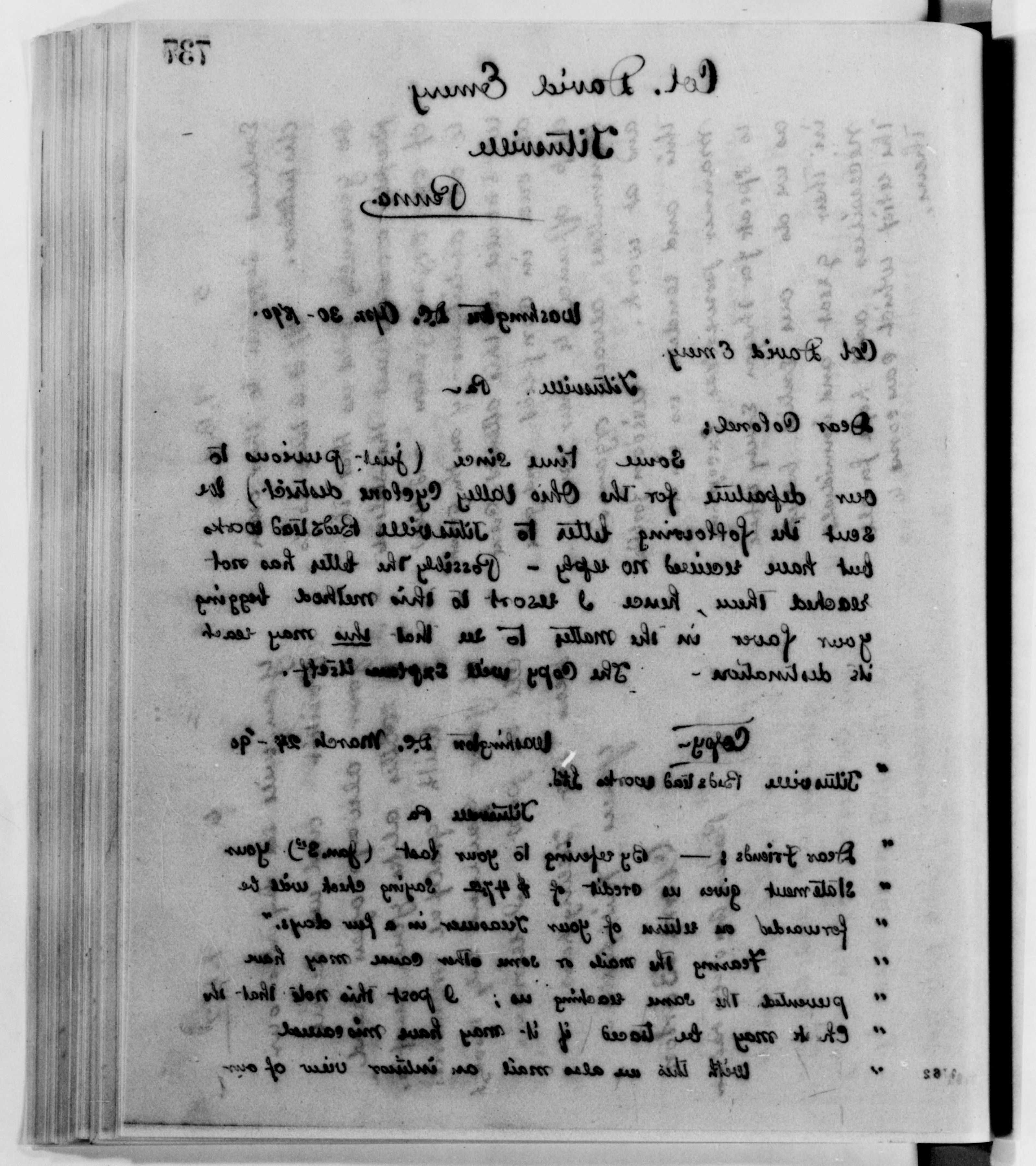 Scanned image of the current content page