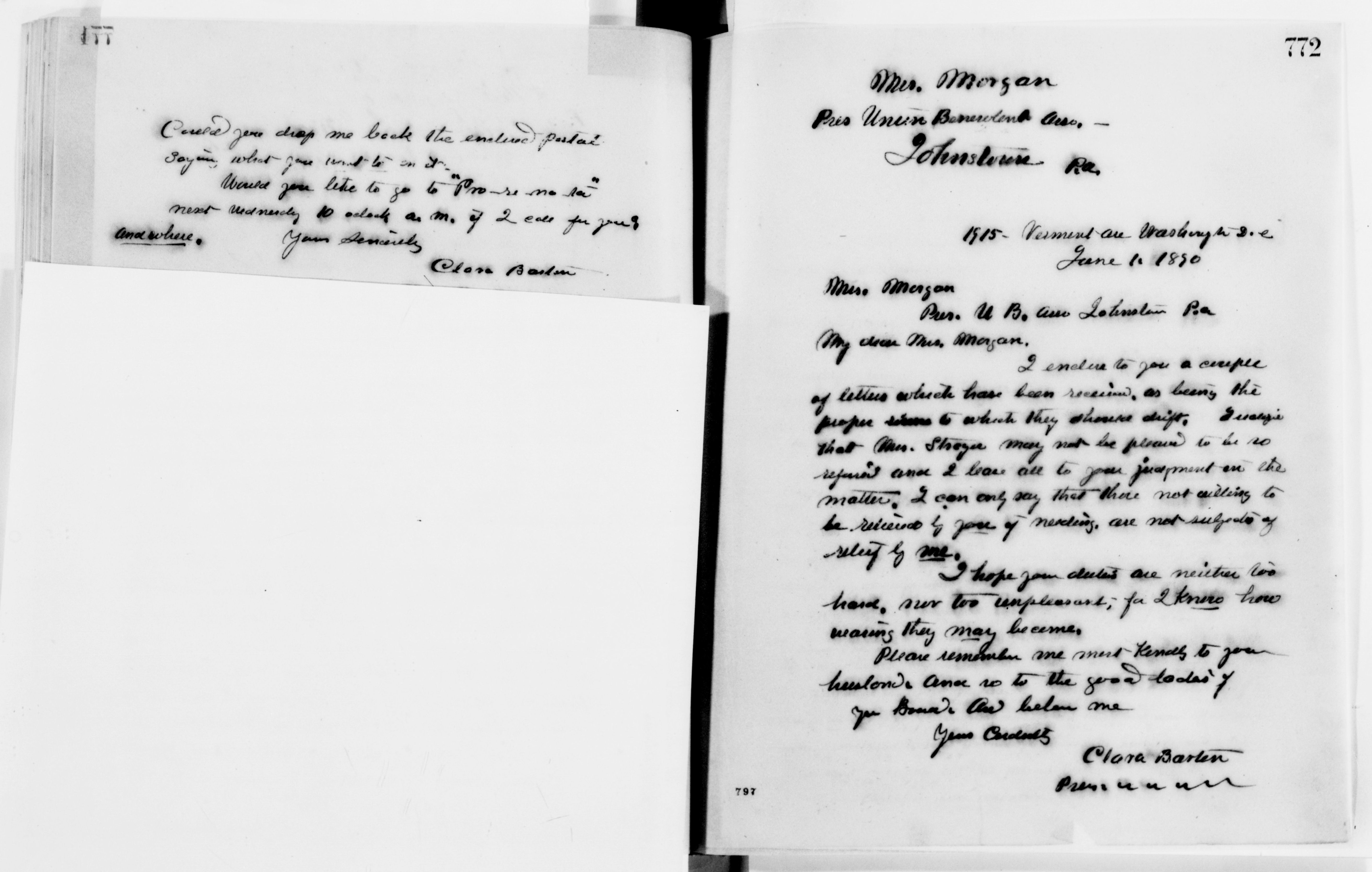 Scanned image of the current content page