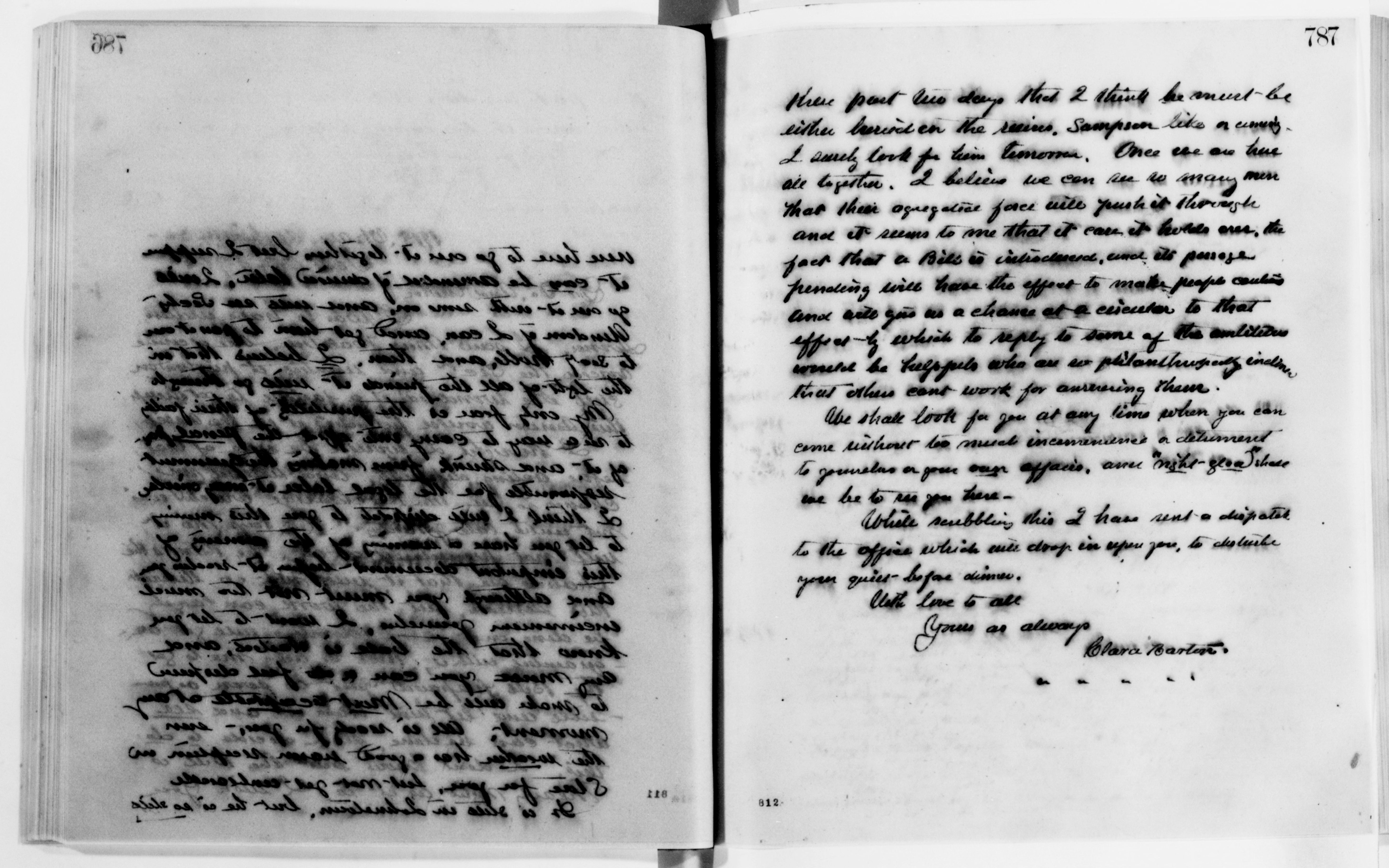 Scanned image of the current content page