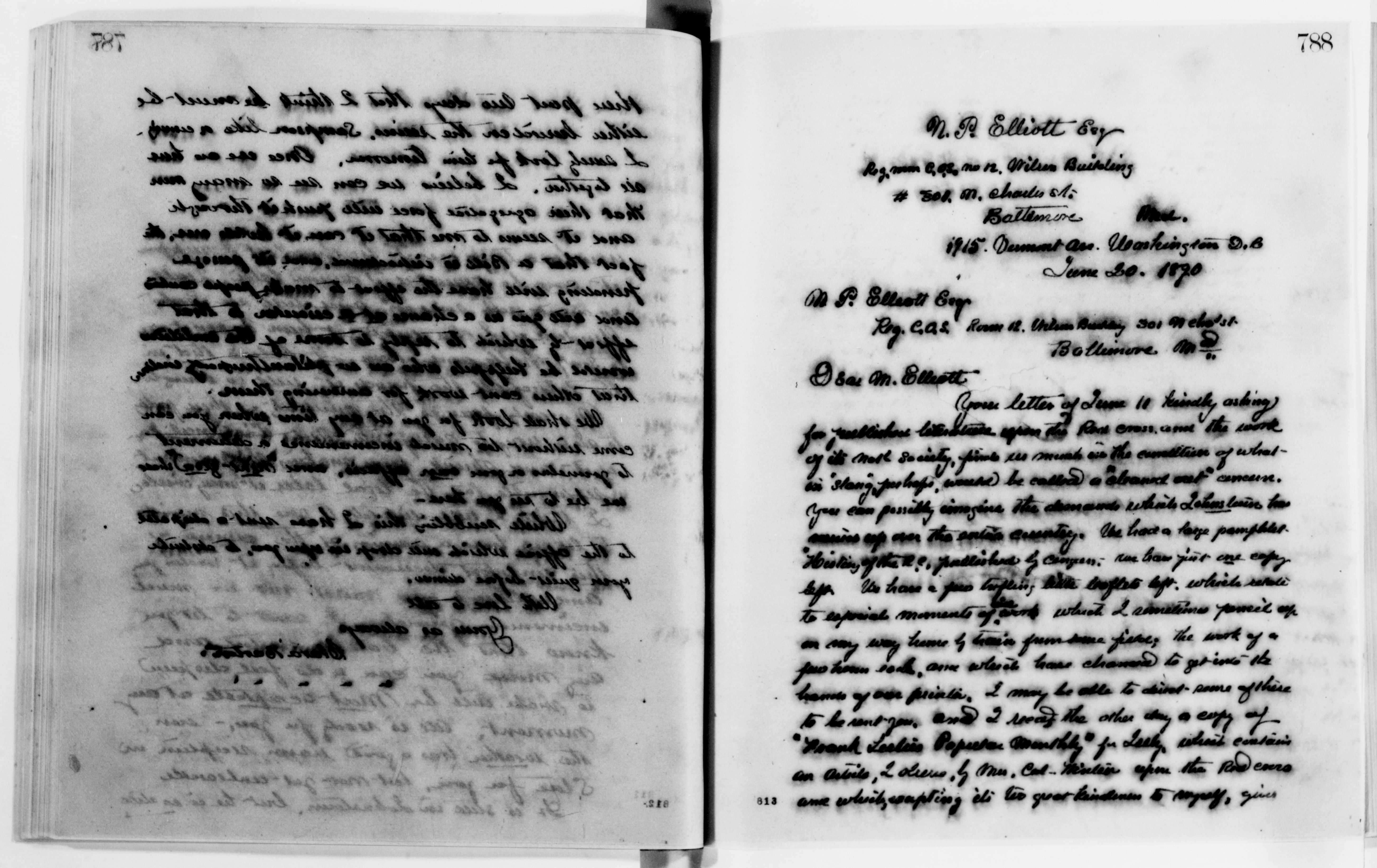 Scanned image of the current content page