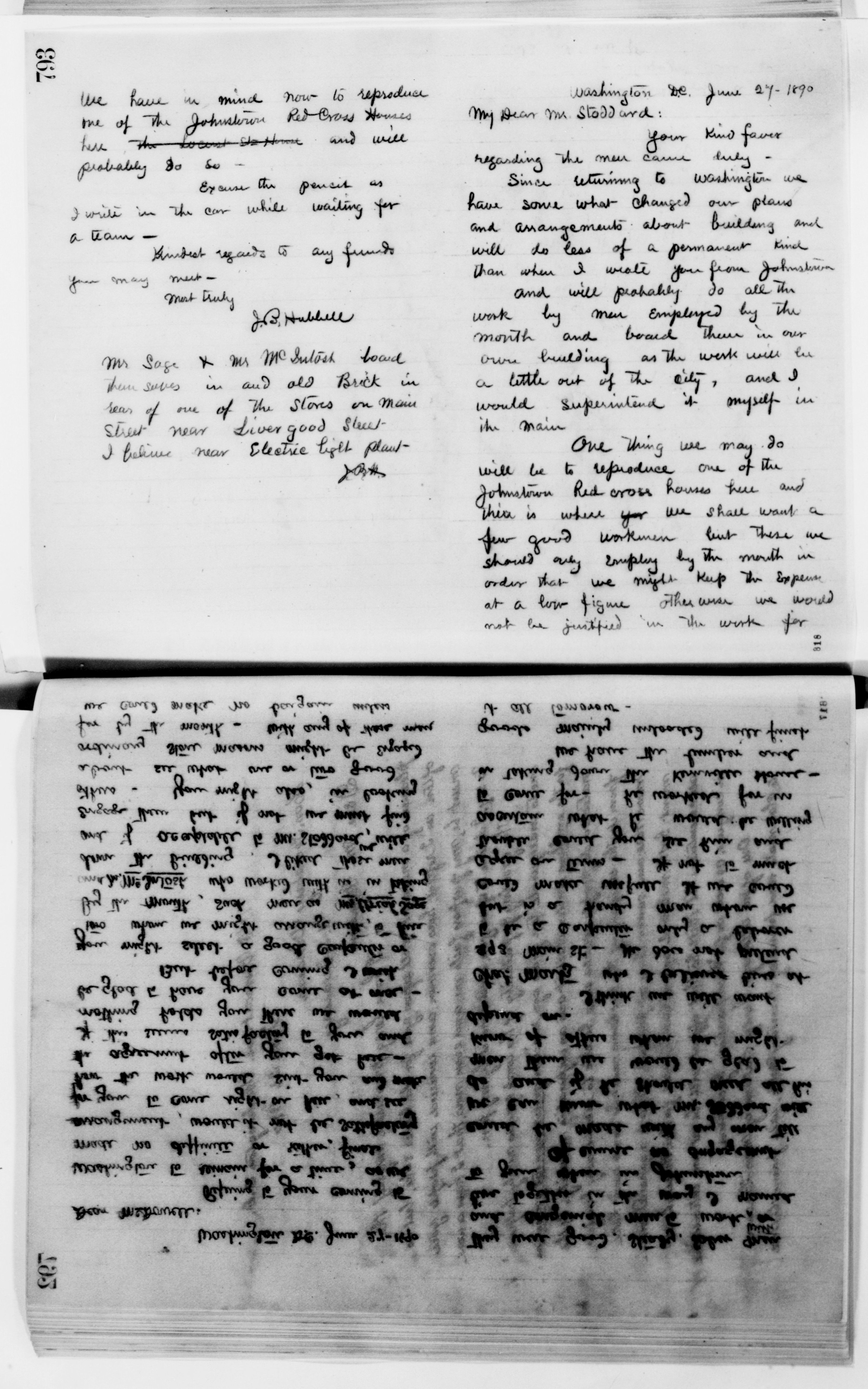 Scanned image of the current content page