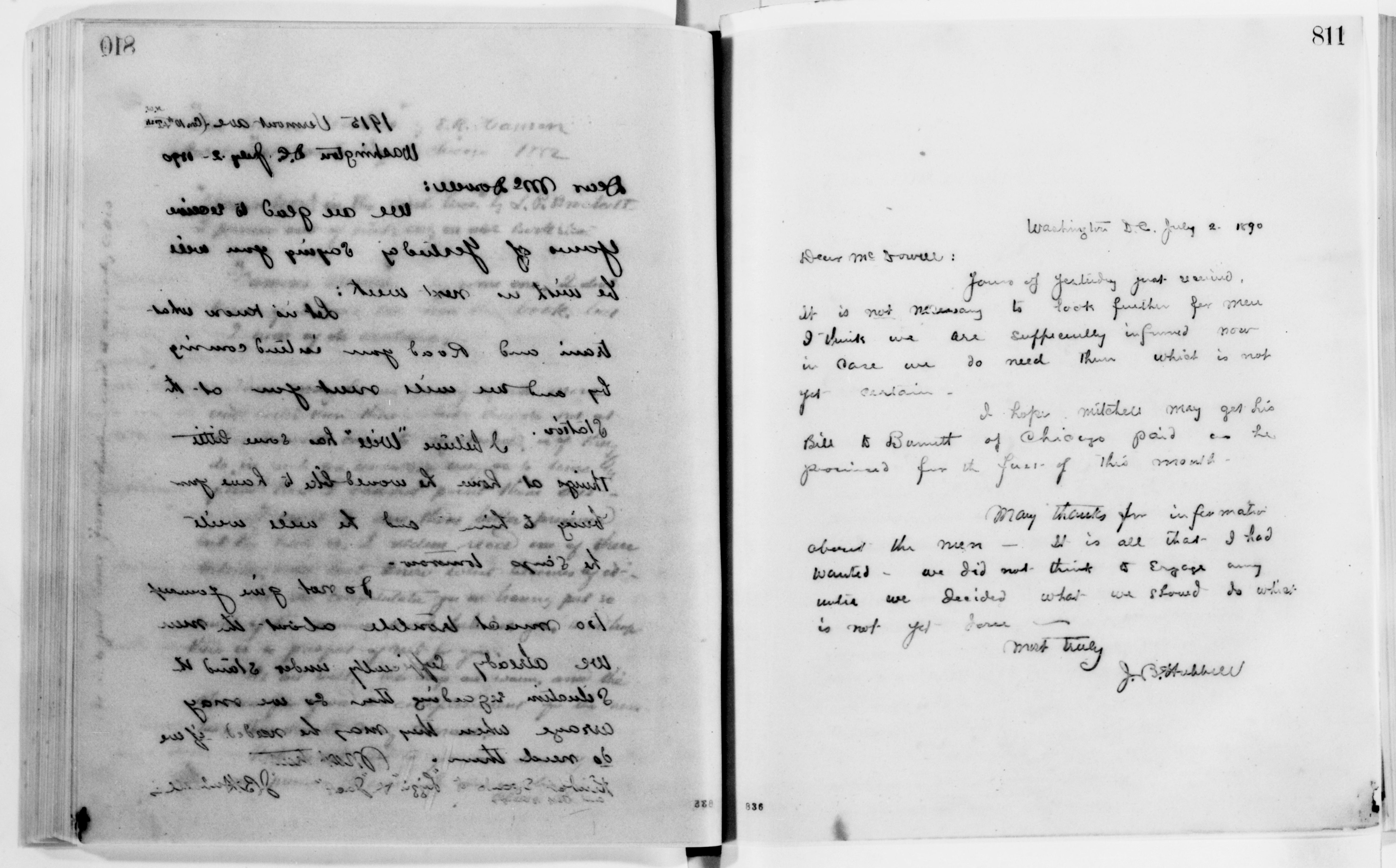 Scanned image of the current content page