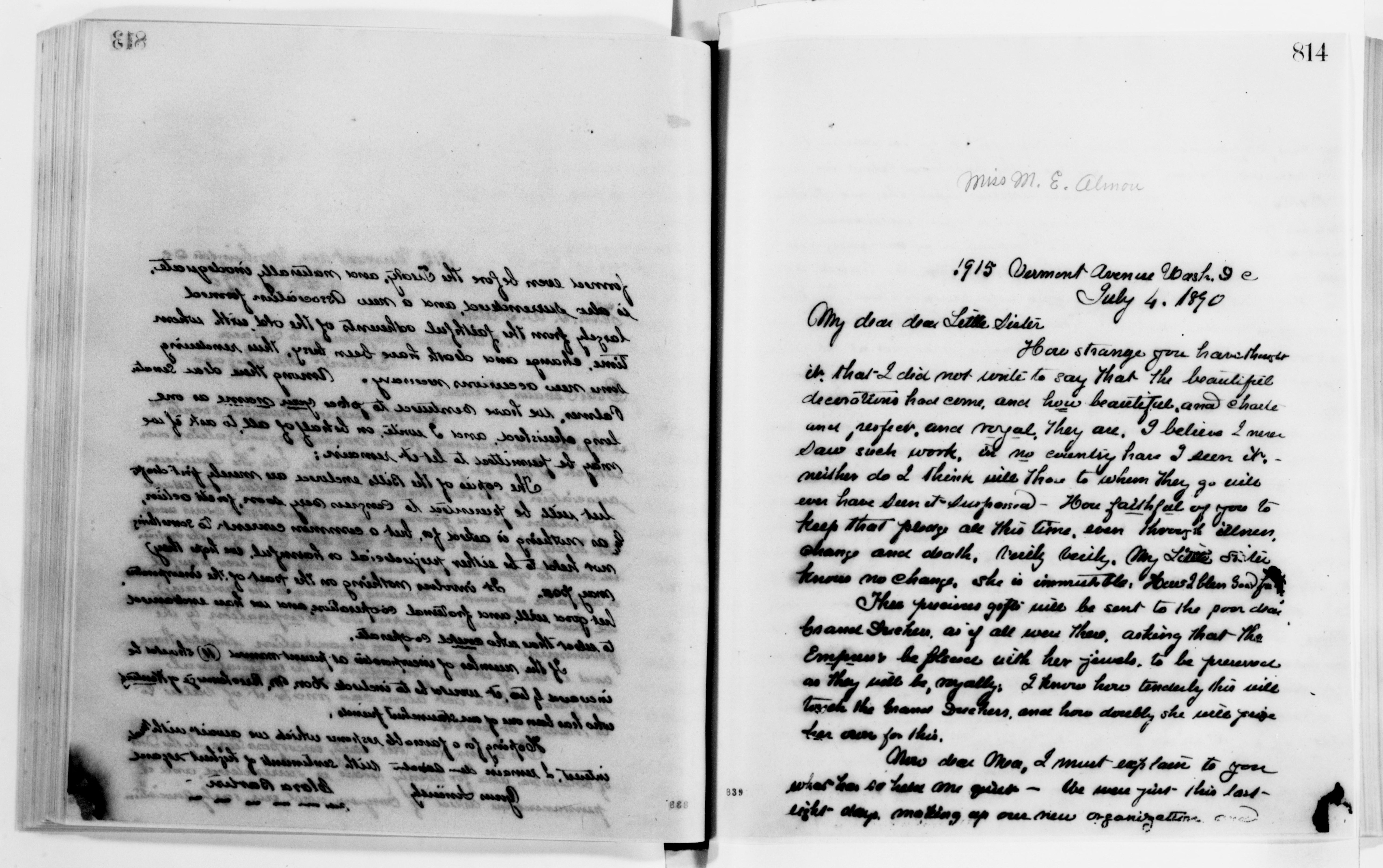 Scanned image of the current content page