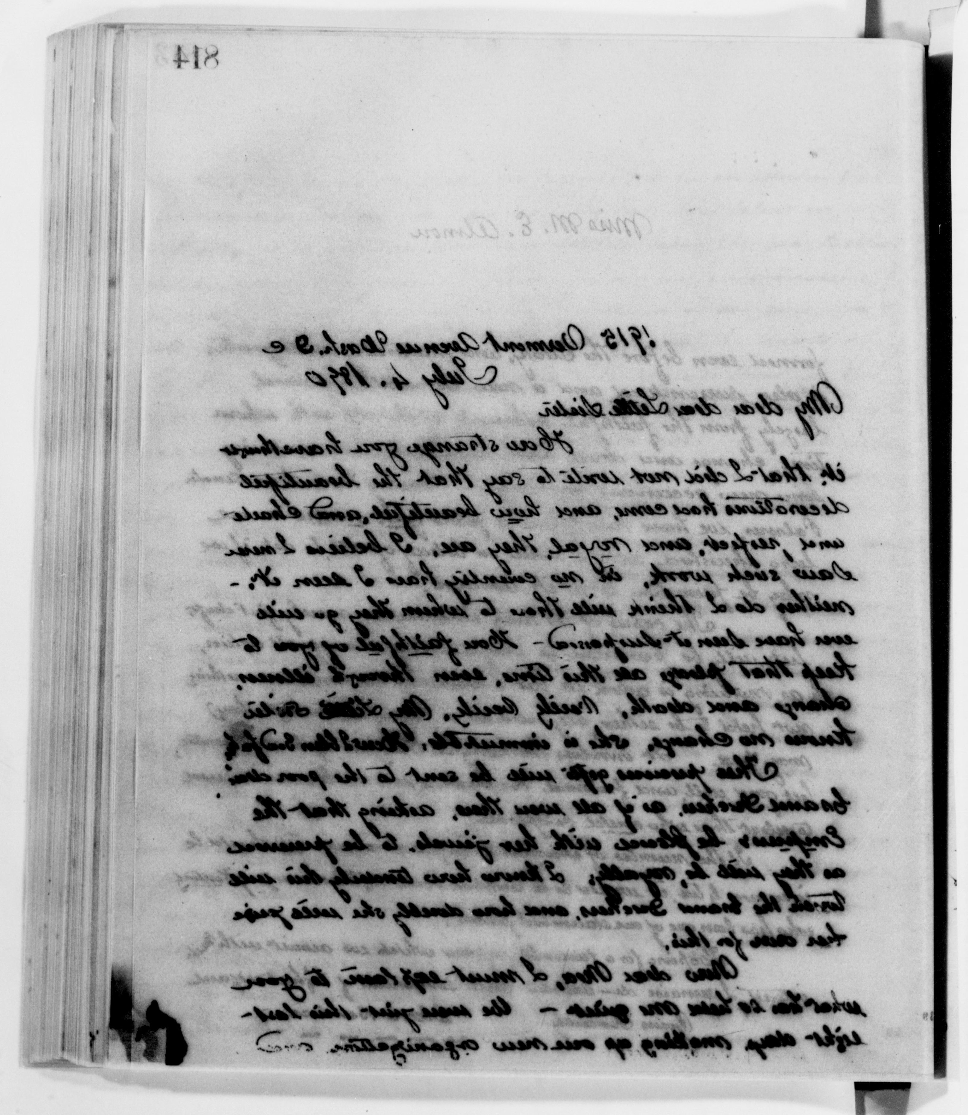 Scanned image of the current content page