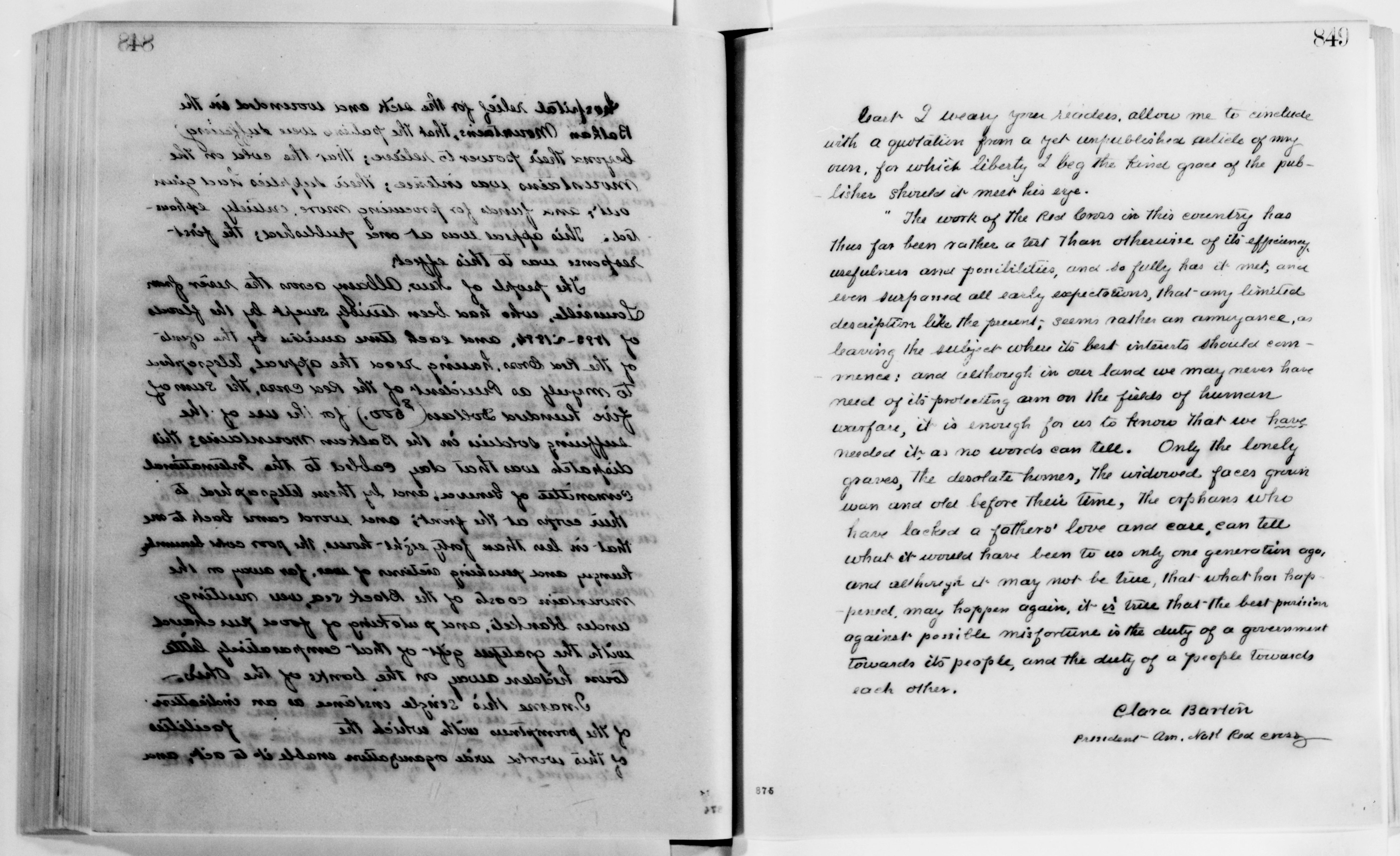 Scanned image of the current content page