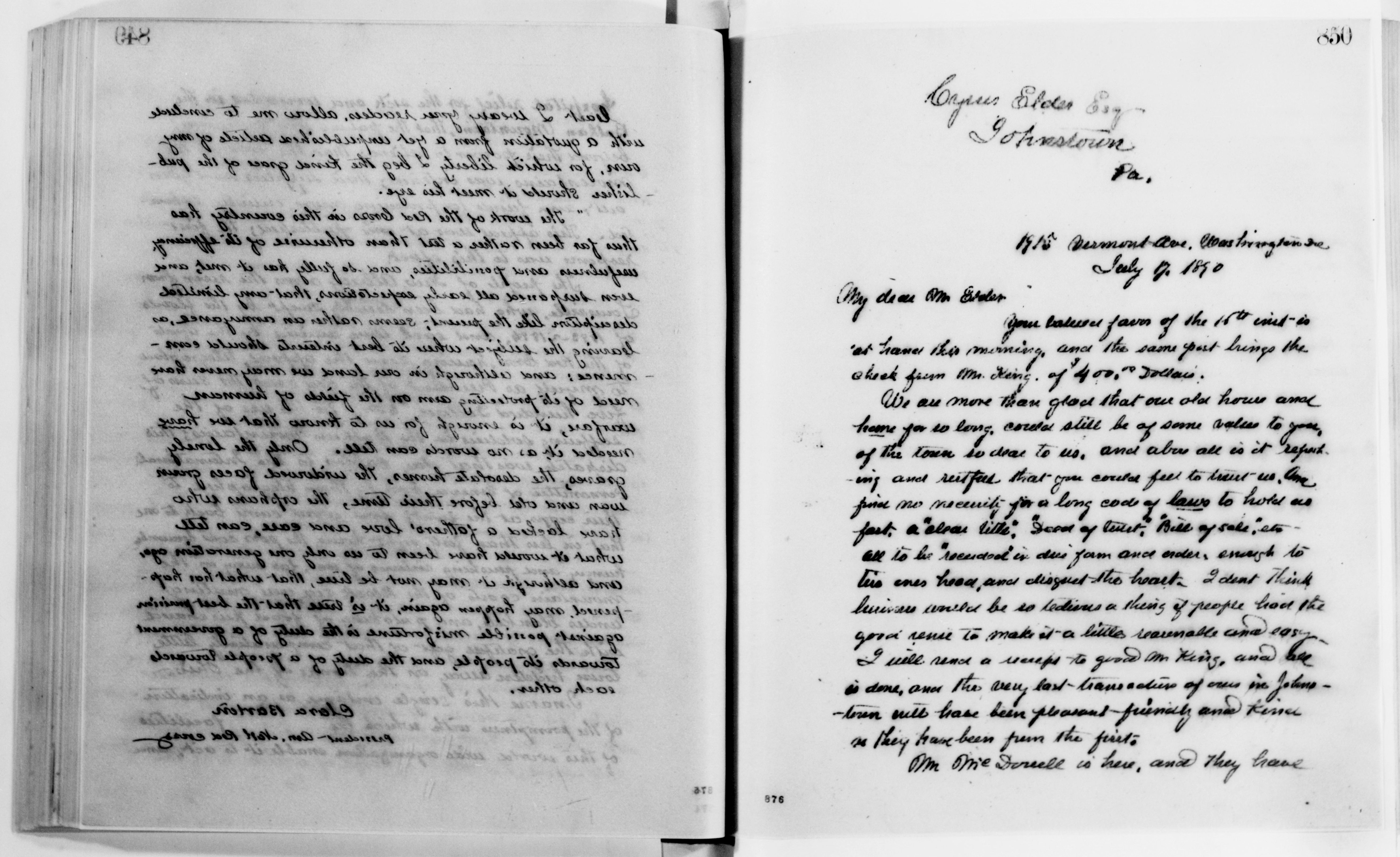 Scanned image of the current content page