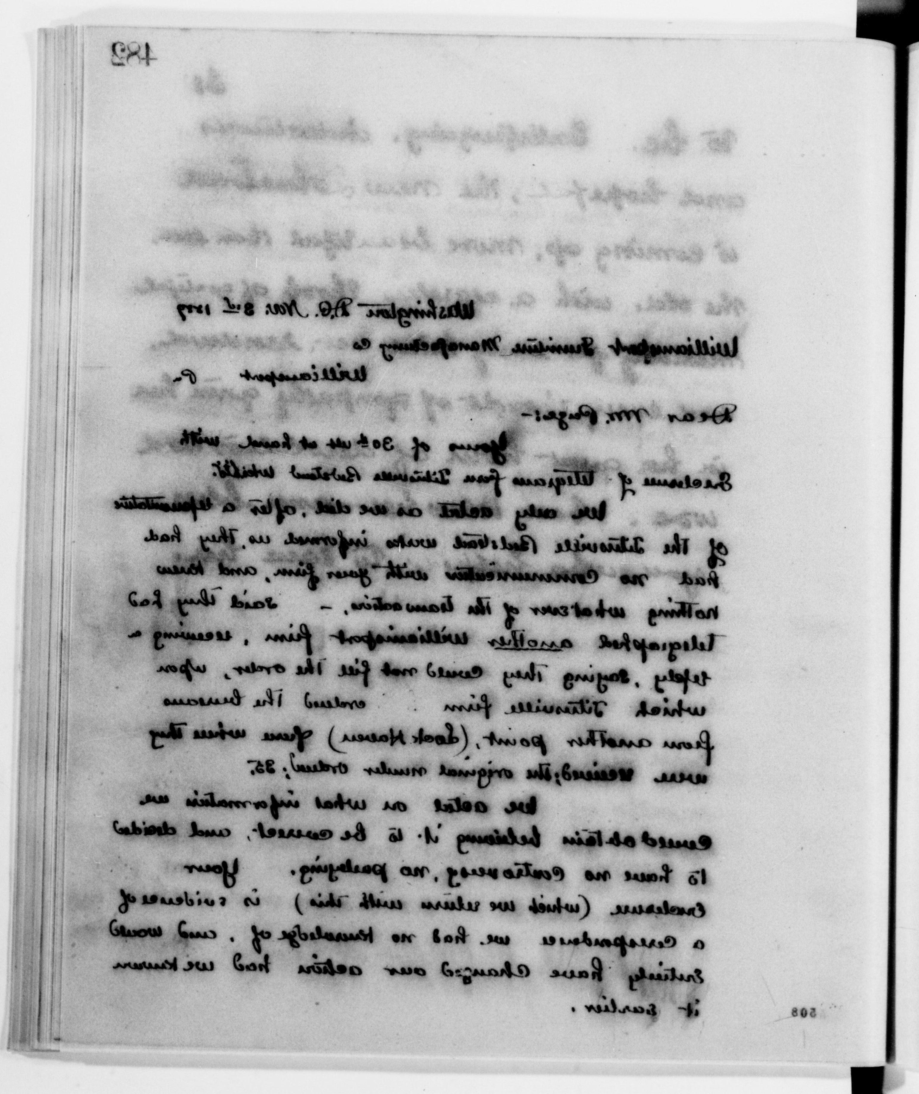 Scanned image of the current content page