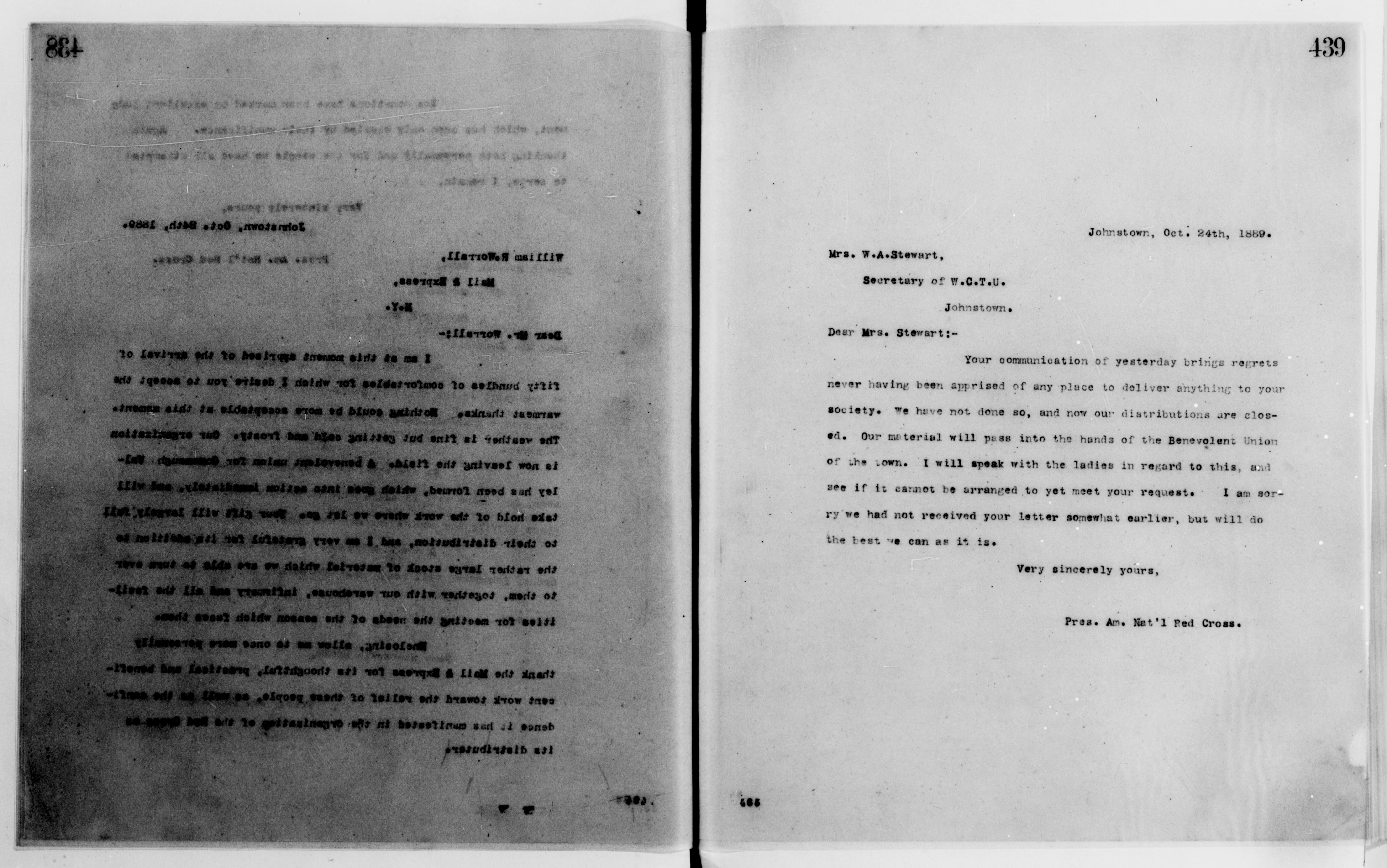 Scanned image of the current content page