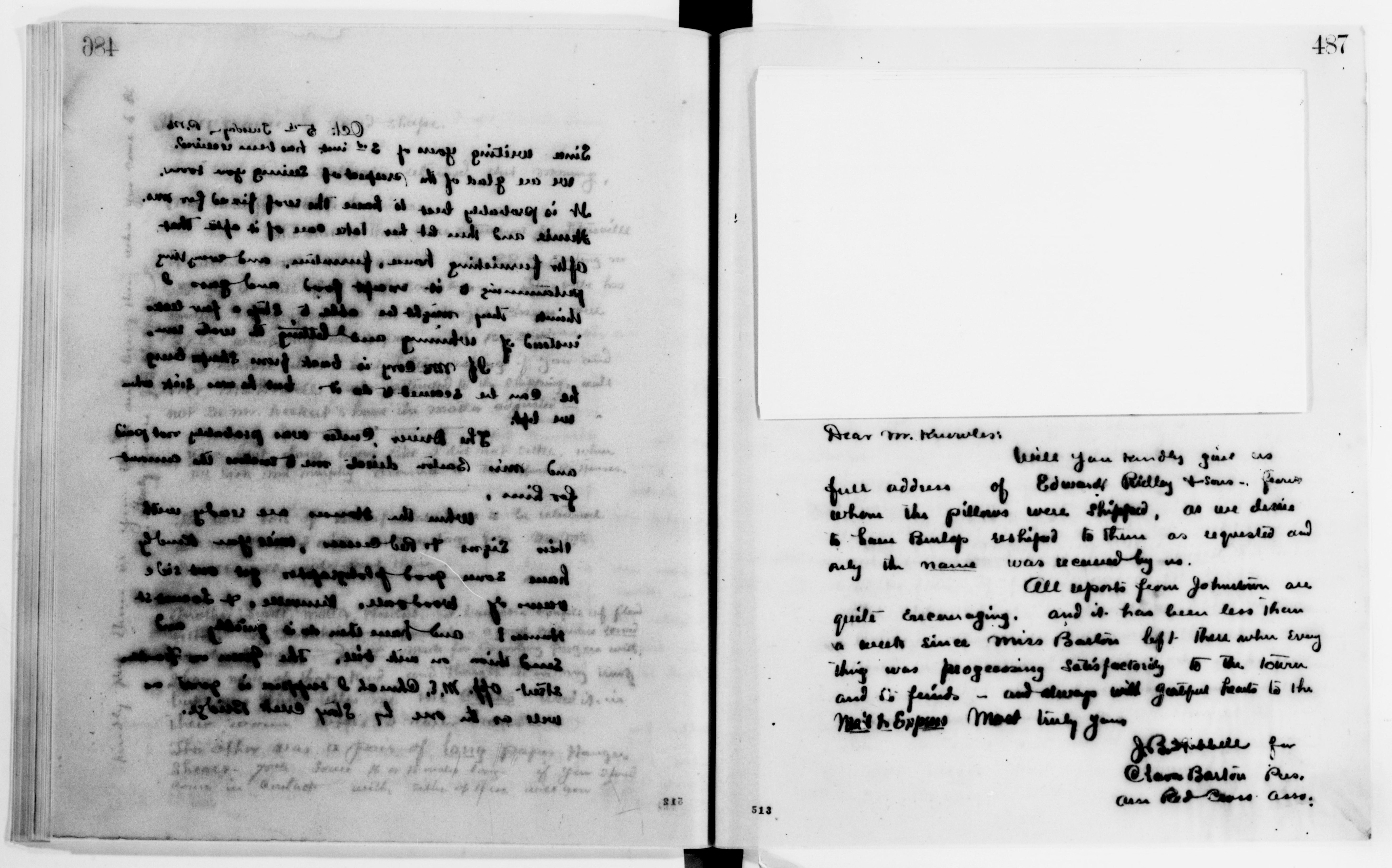 Scanned image of the current content page