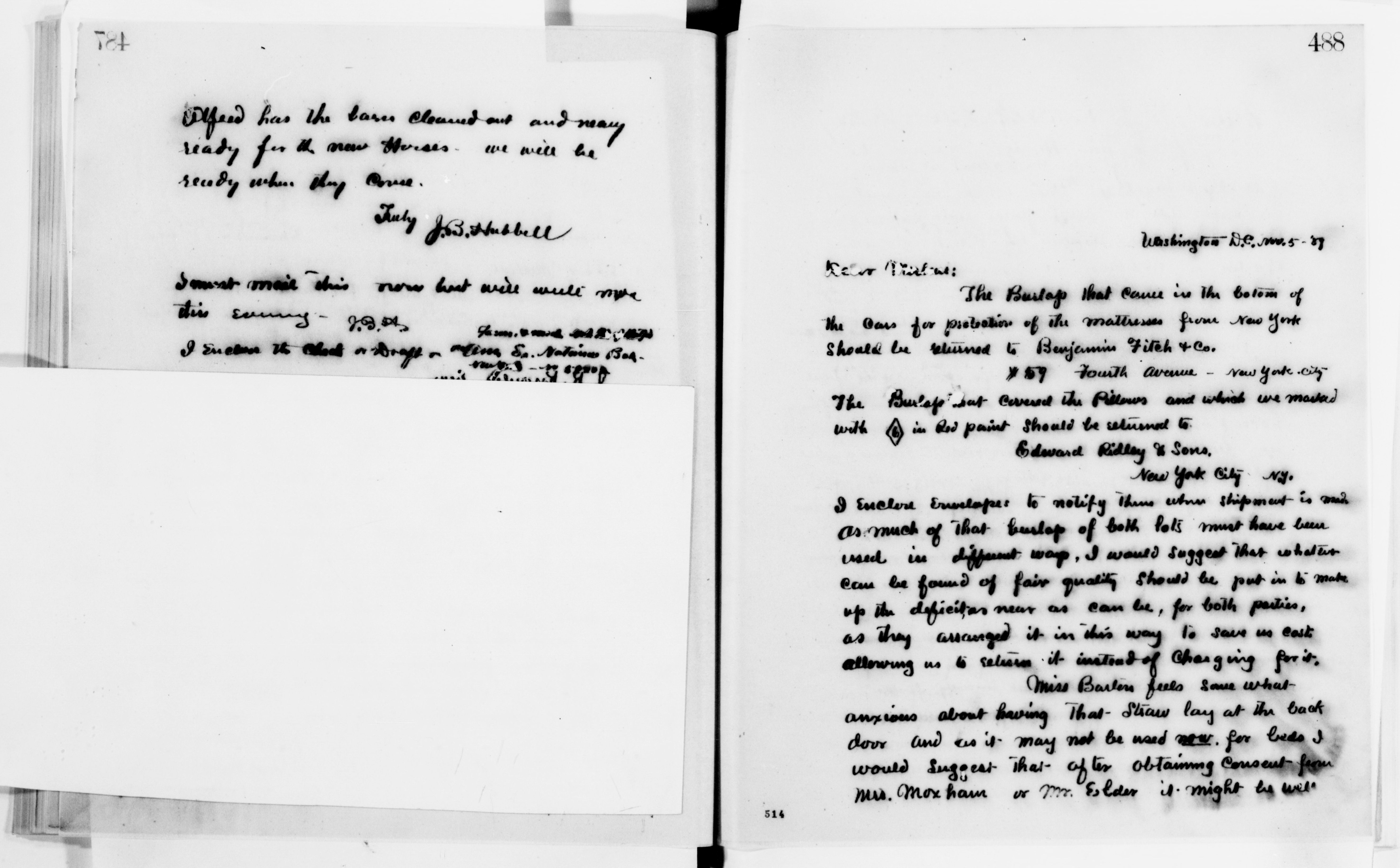 Scanned image of the current content page