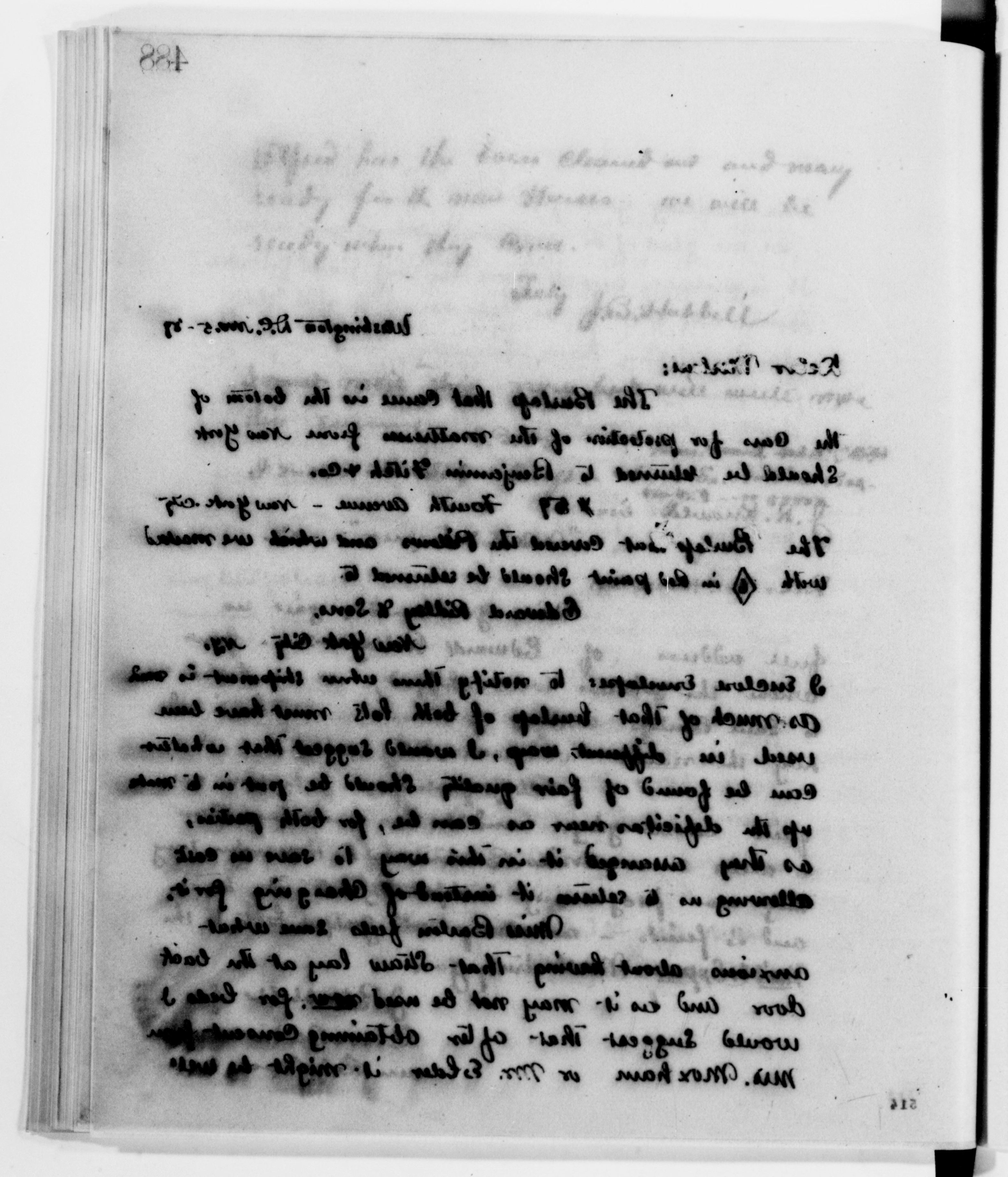Scanned image of the current content page