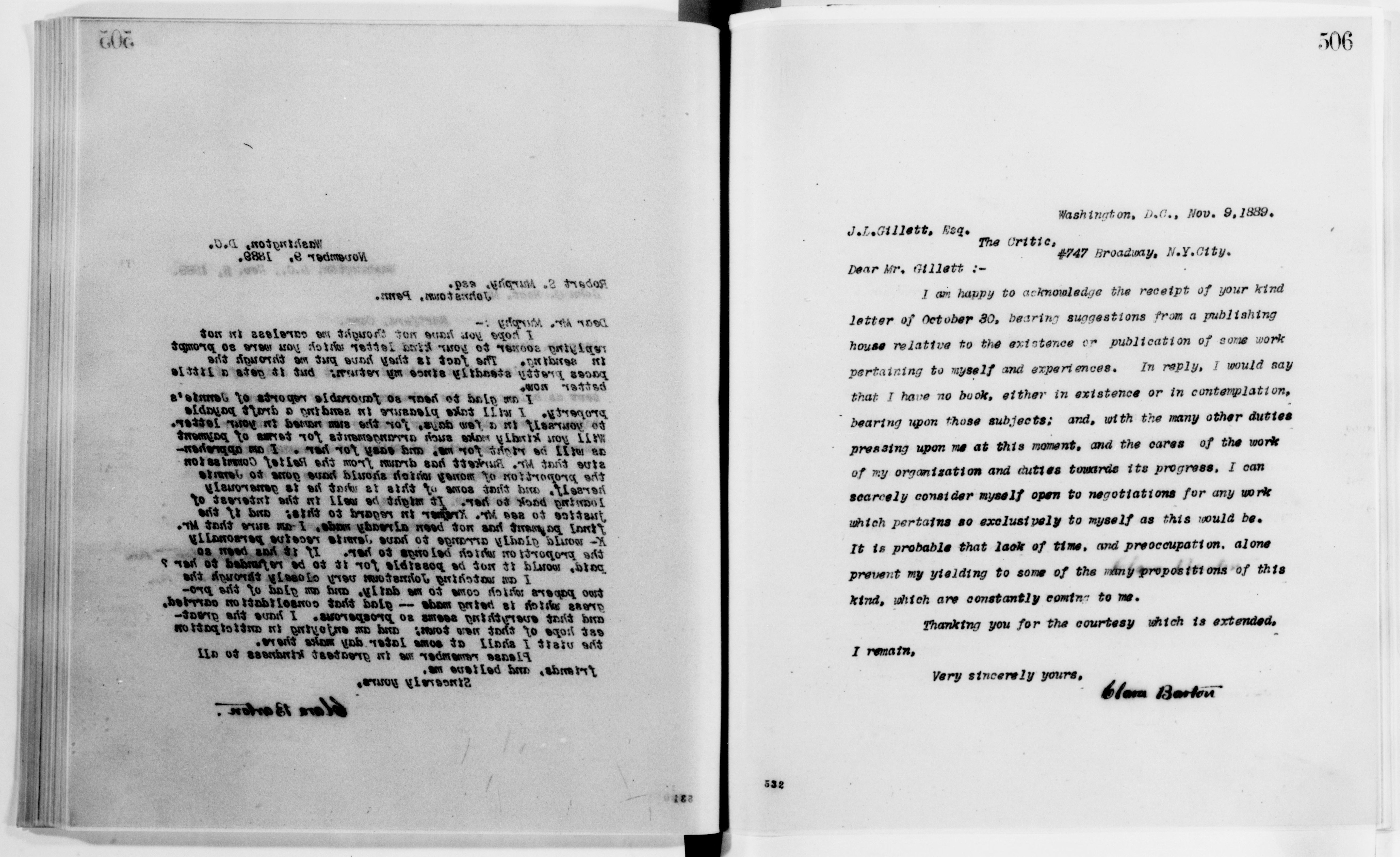 Scanned image of the current content page