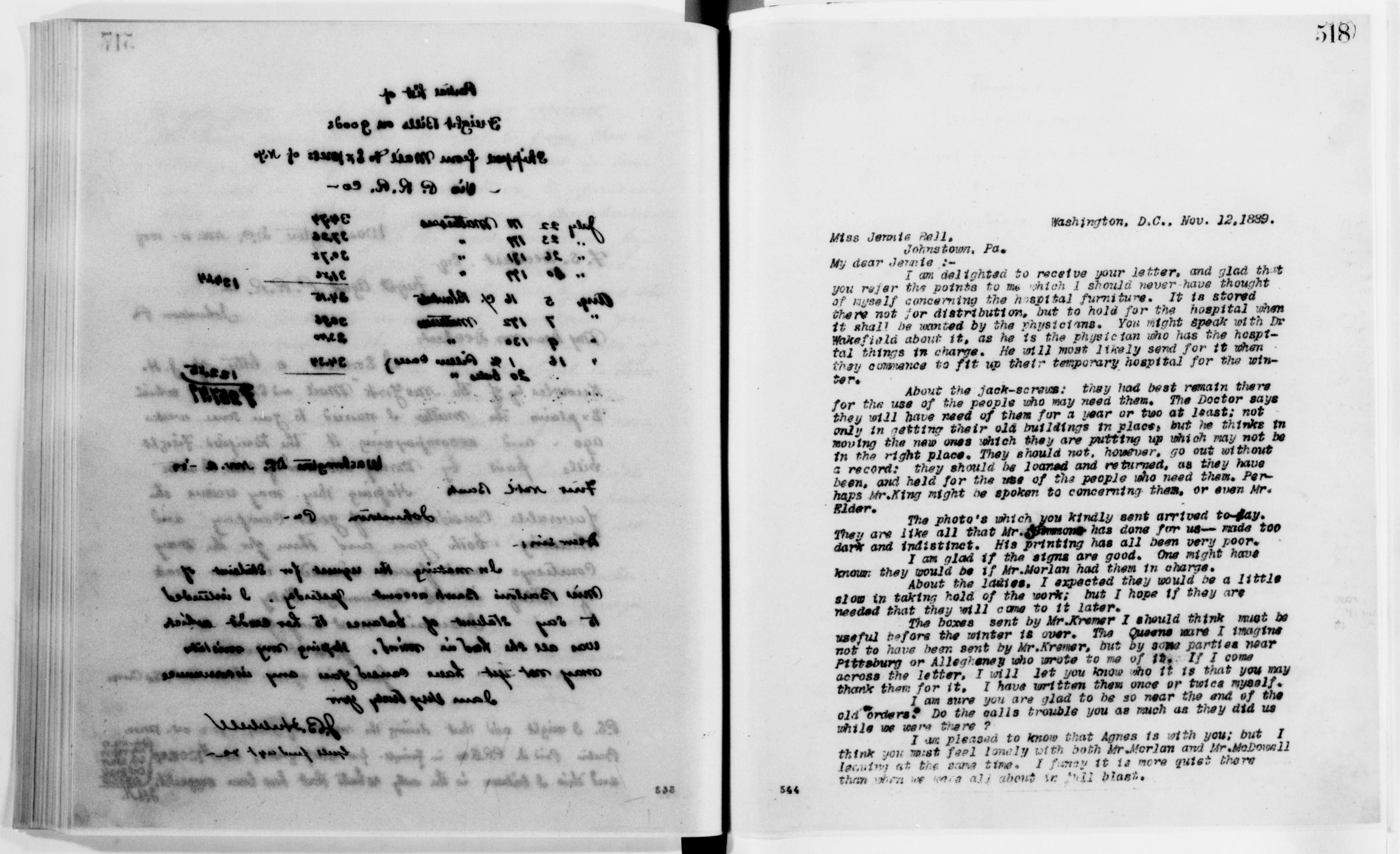 Scanned image of the current content page