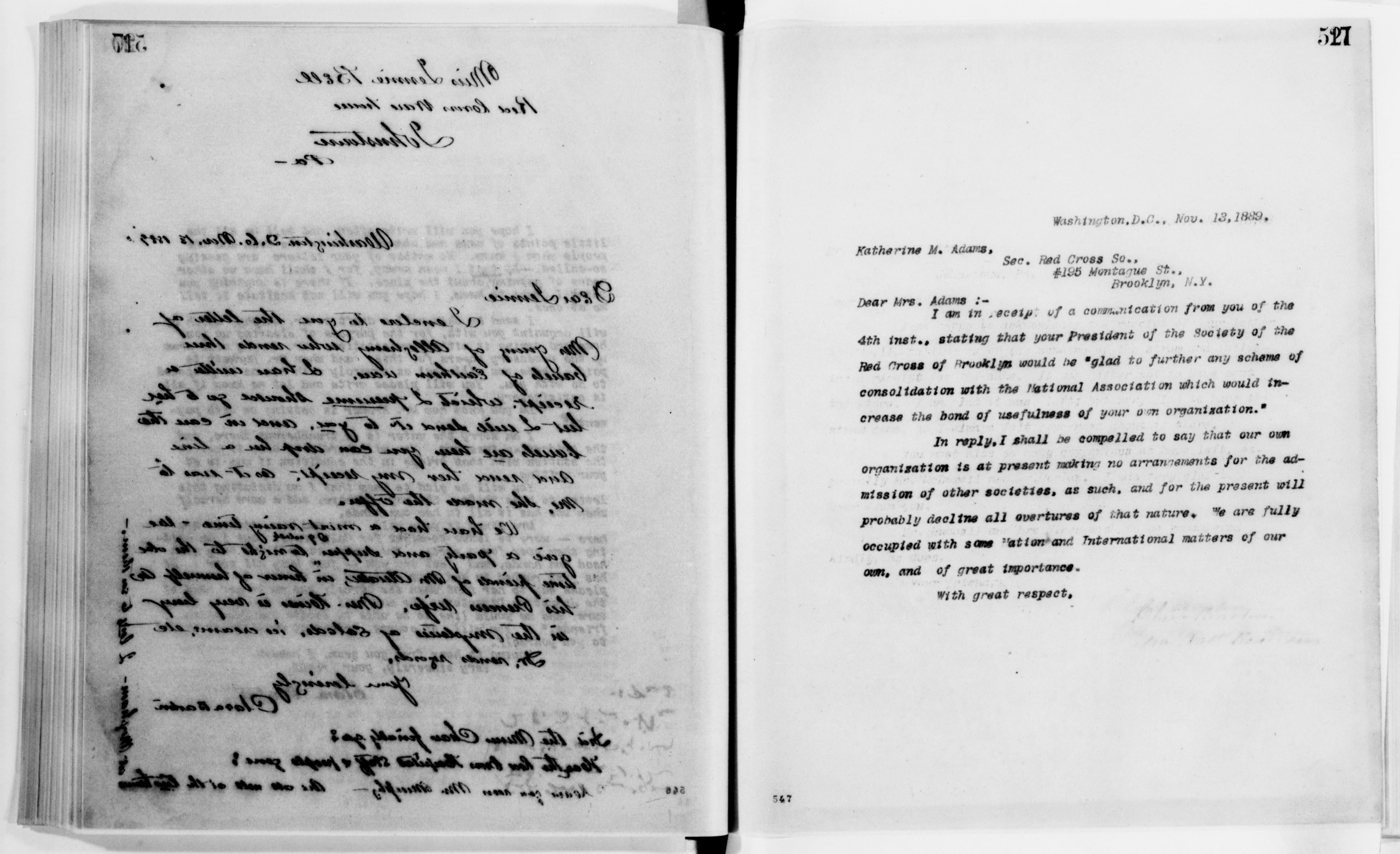 Scanned image of the current content page