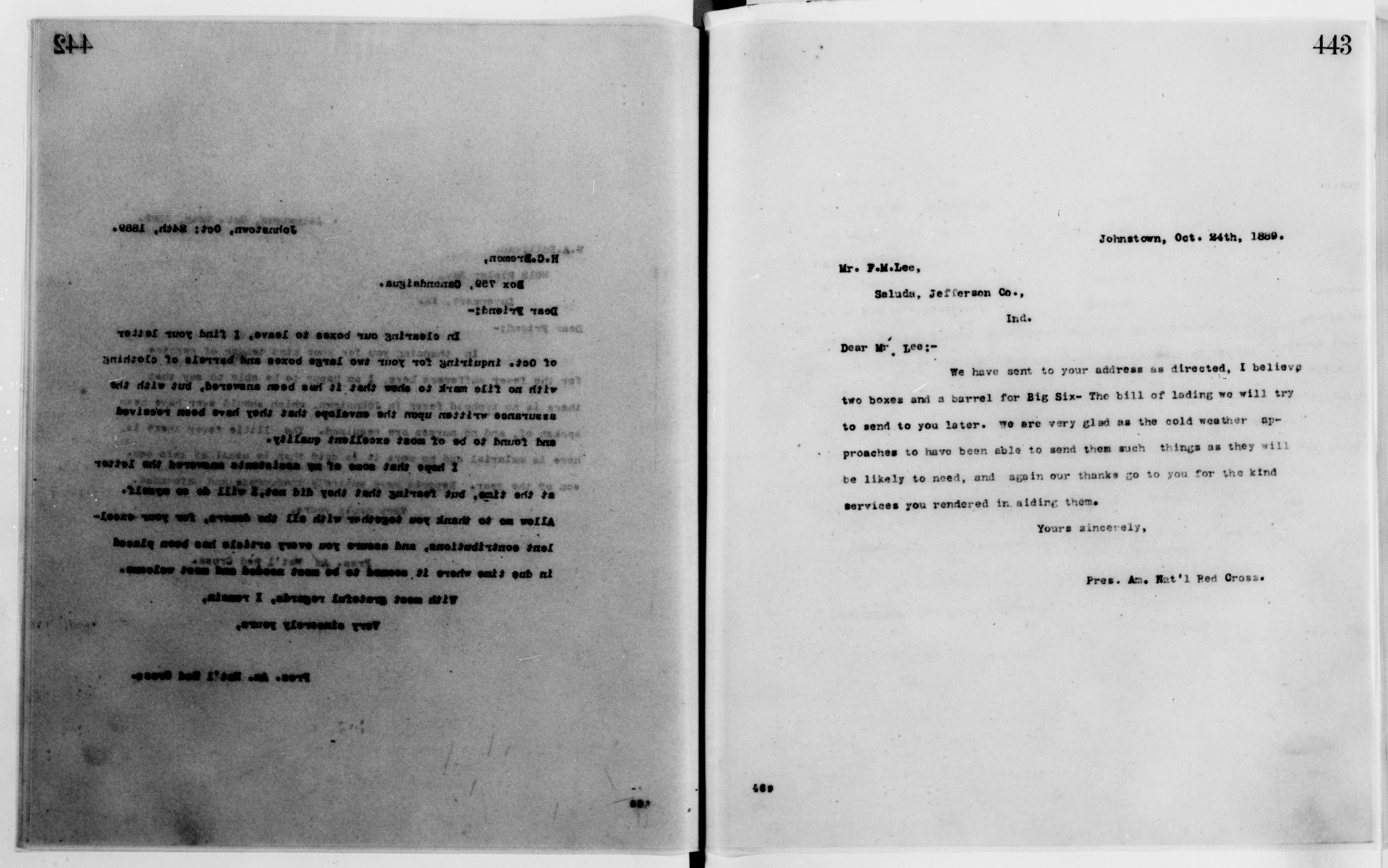 Scanned image of the current content page