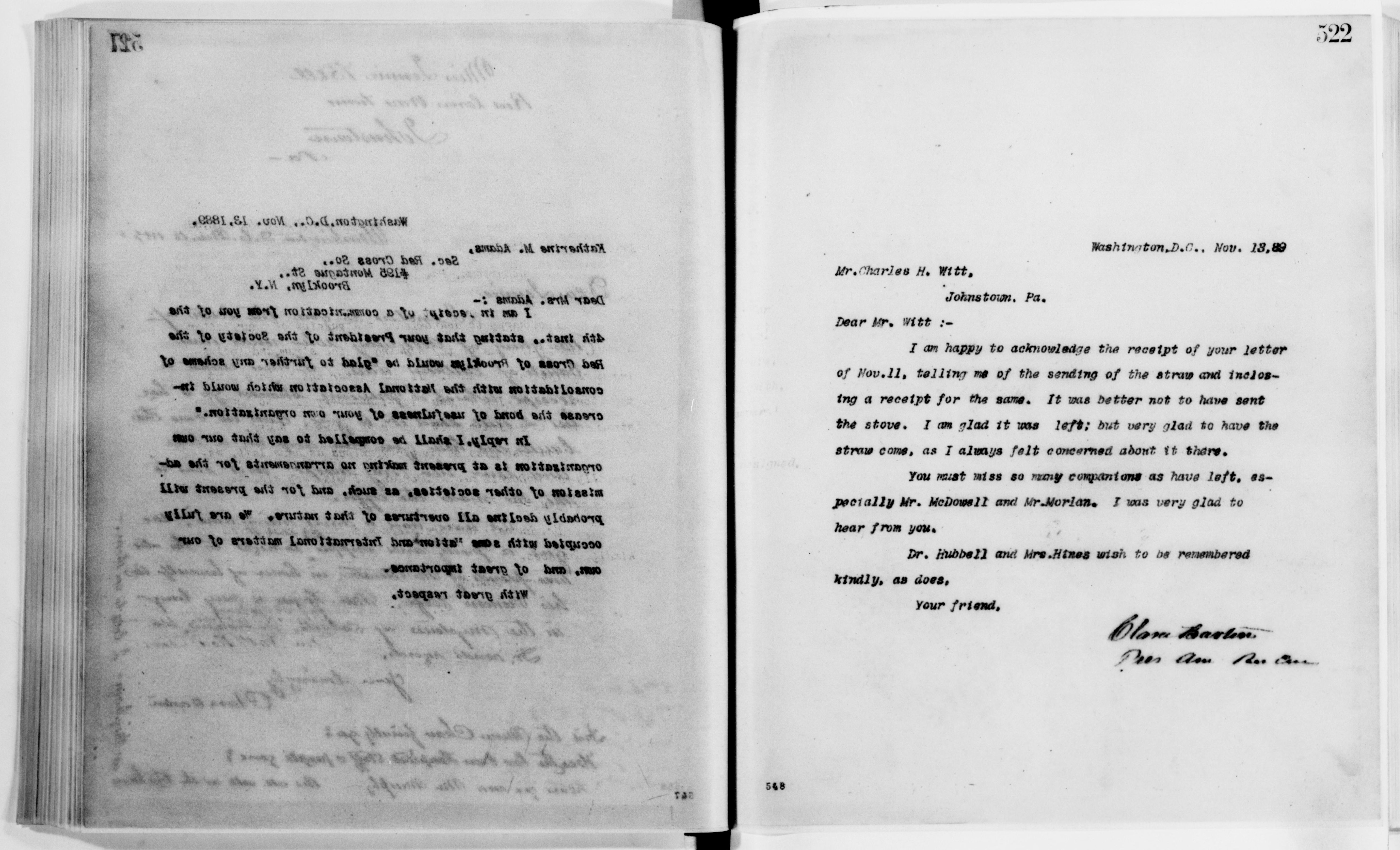 Scanned image of the current content page