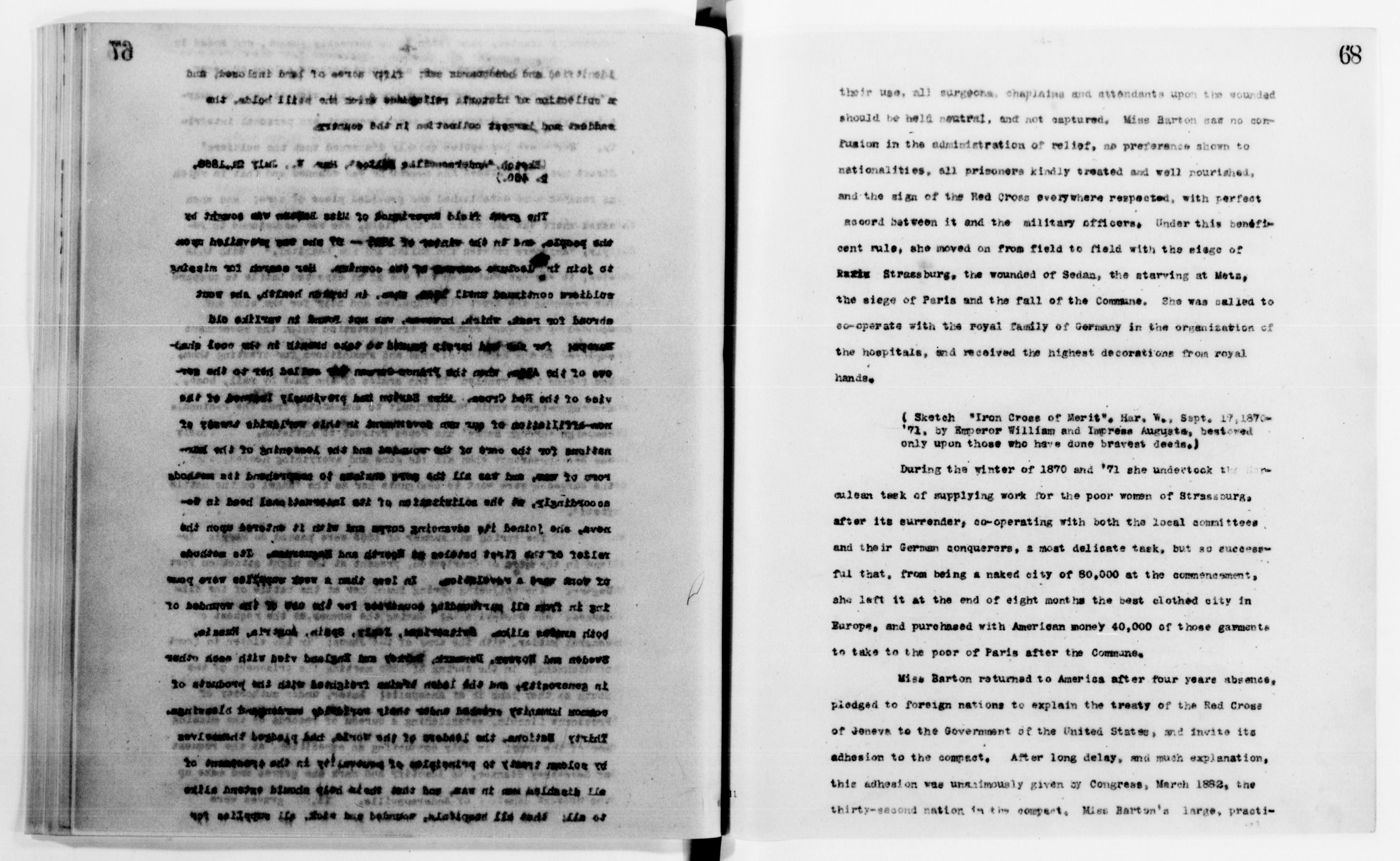 Scanned image of the current content page